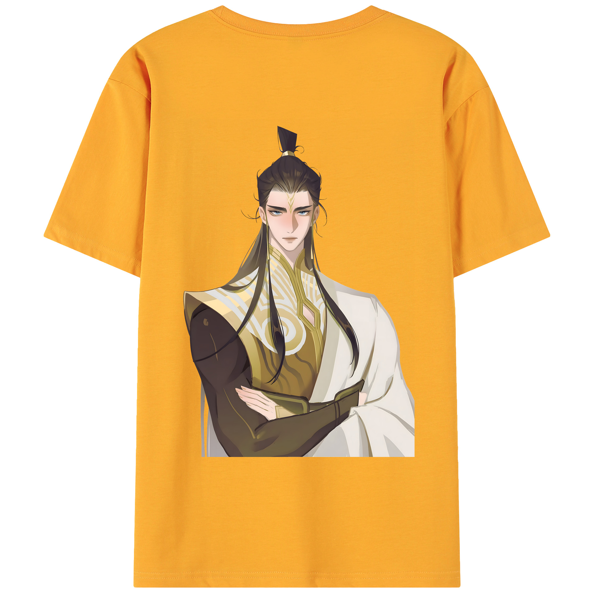 （画像用） Ne Zha 2 ナタ 魔童の大暴れ 綿100％ メンズ半袖Tシャツ（バックプリント） 通気性
