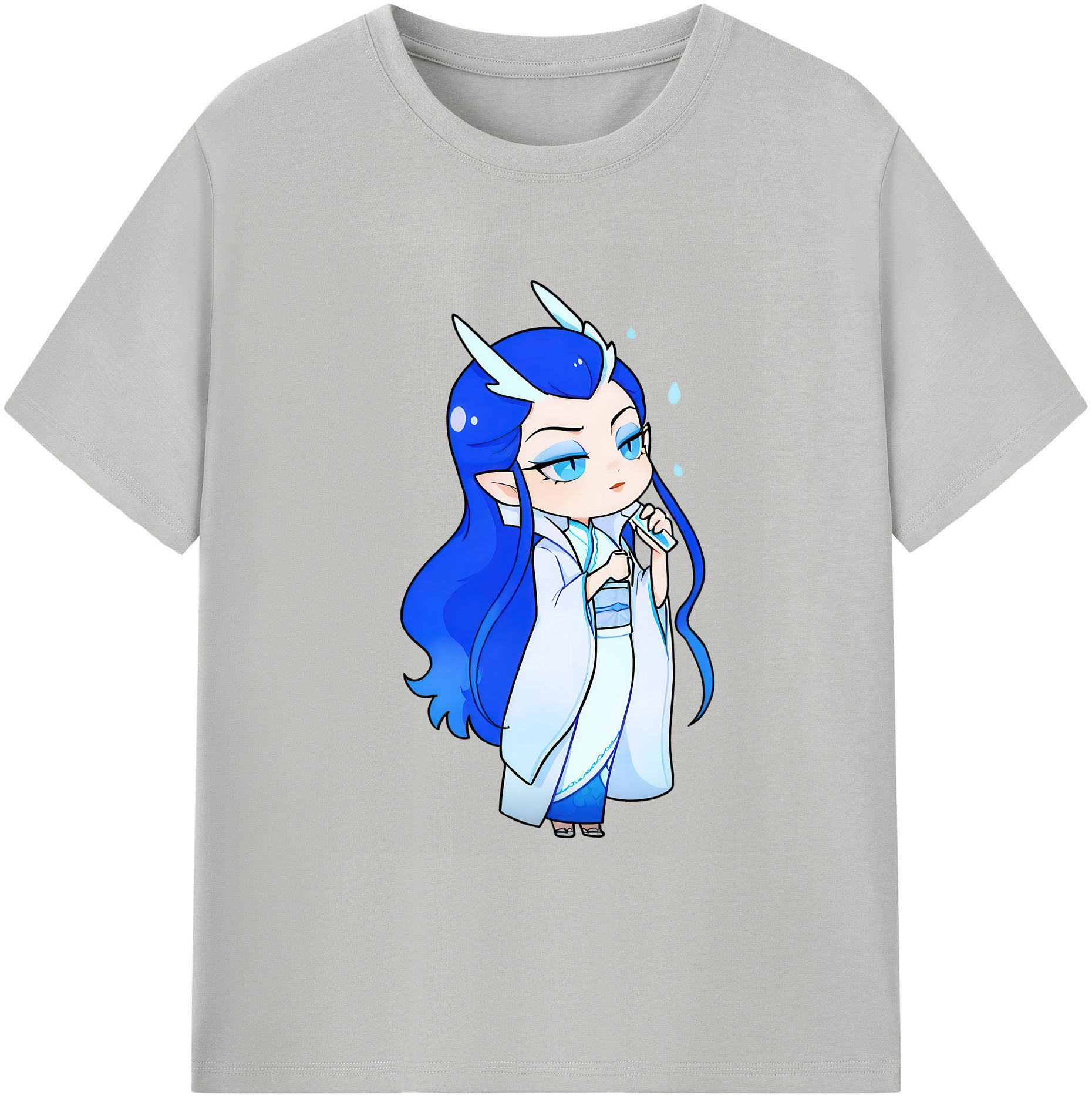 （画像用） Ne Zha 2 ナタ 魔童の大暴れ 綿100％ メンズ半袖Tシャツ｜肌触りやわらか＆通気性