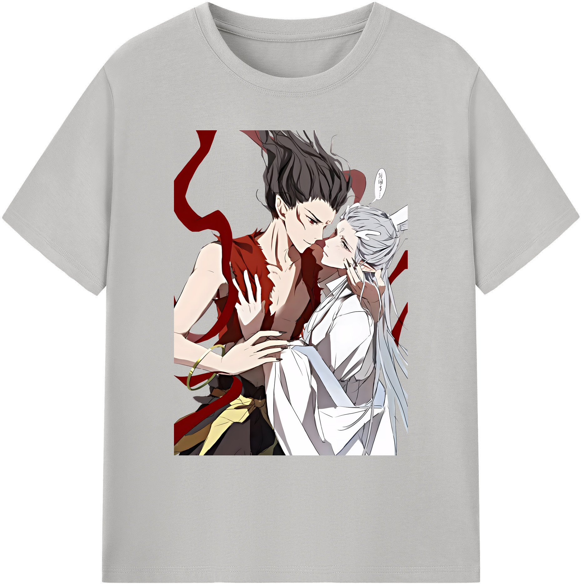 （画像用） Ne Zha 2 ナタ 魔童の大暴れ 綿100％ メンズ半袖Tシャツ｜肌触りやわらか＆通気性