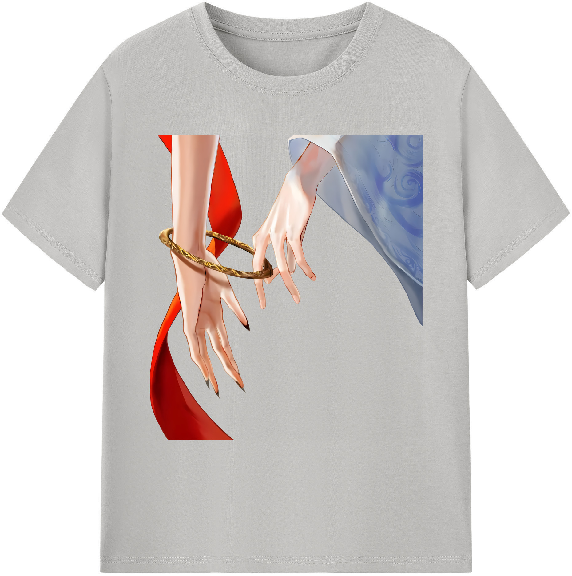 （画像用） Ne Zha 2 ナタ 魔童の大暴れ 綿100％ メンズ半袖Tシャツ｜肌触りやわらか＆通気性