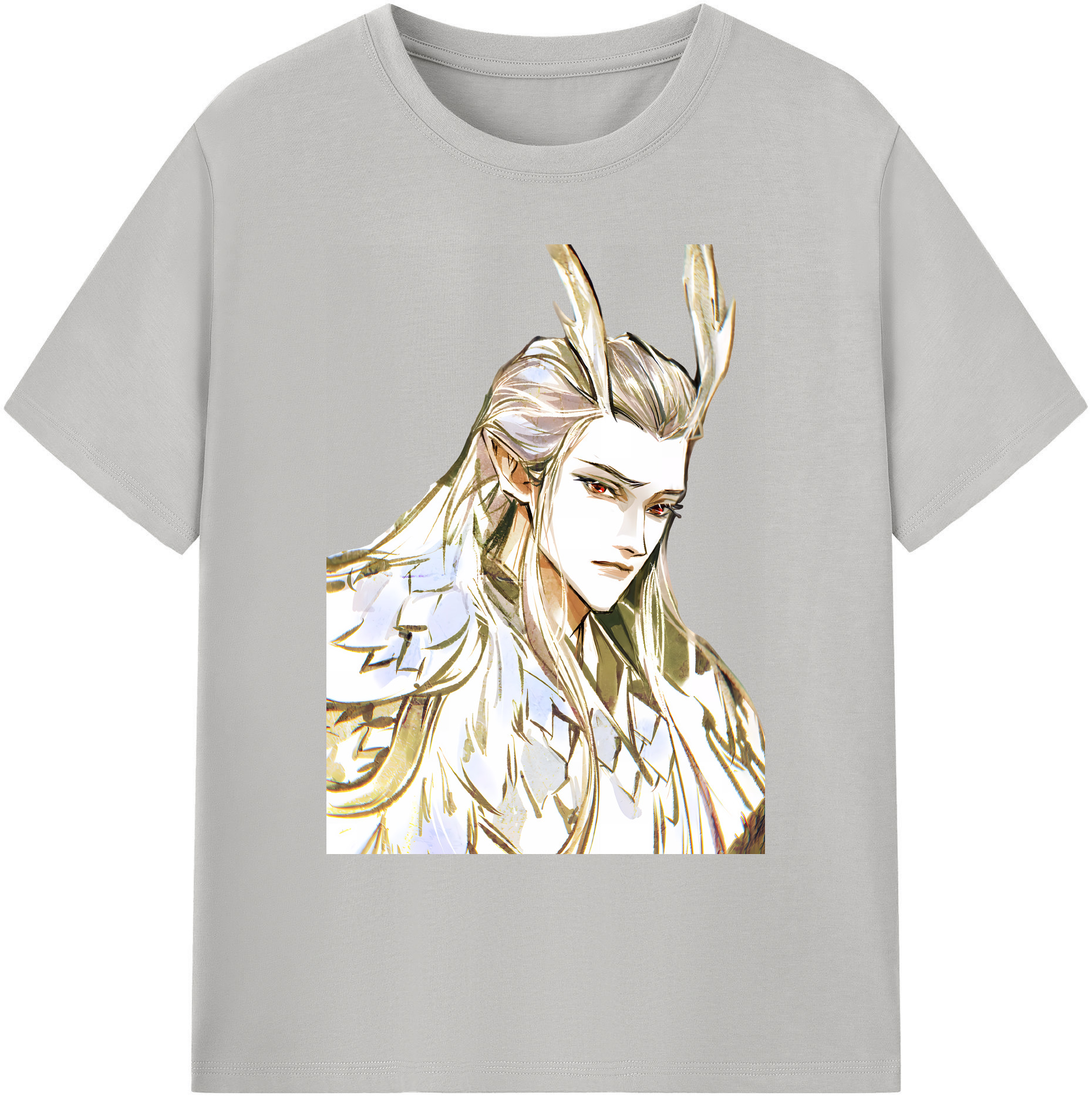 （画像用） Ne Zha 2 ナタ 魔童の大暴れ 綿100％ メンズ半袖Tシャツ｜肌触りやわらか＆通気性