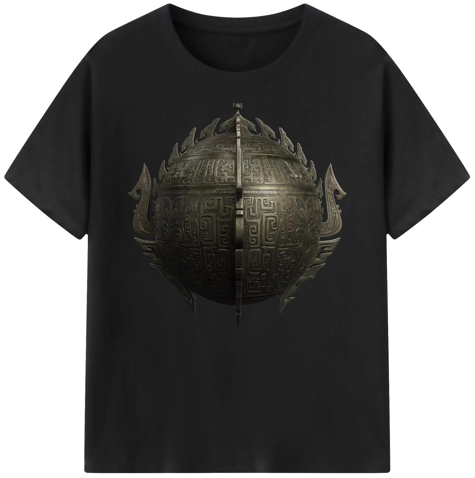 （画像用） Ne Zha 2 ナタ 魔童の大暴れ 綿100％ メンズ半袖Tシャツ｜肌触りやわらか＆通気性