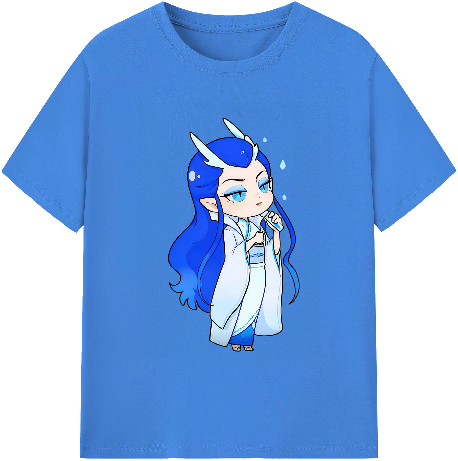 （画像用） Ne Zha 2 ナタ 魔童の大暴れ 綿100％ メンズ半袖Tシャツ｜肌触りやわらか＆通気性