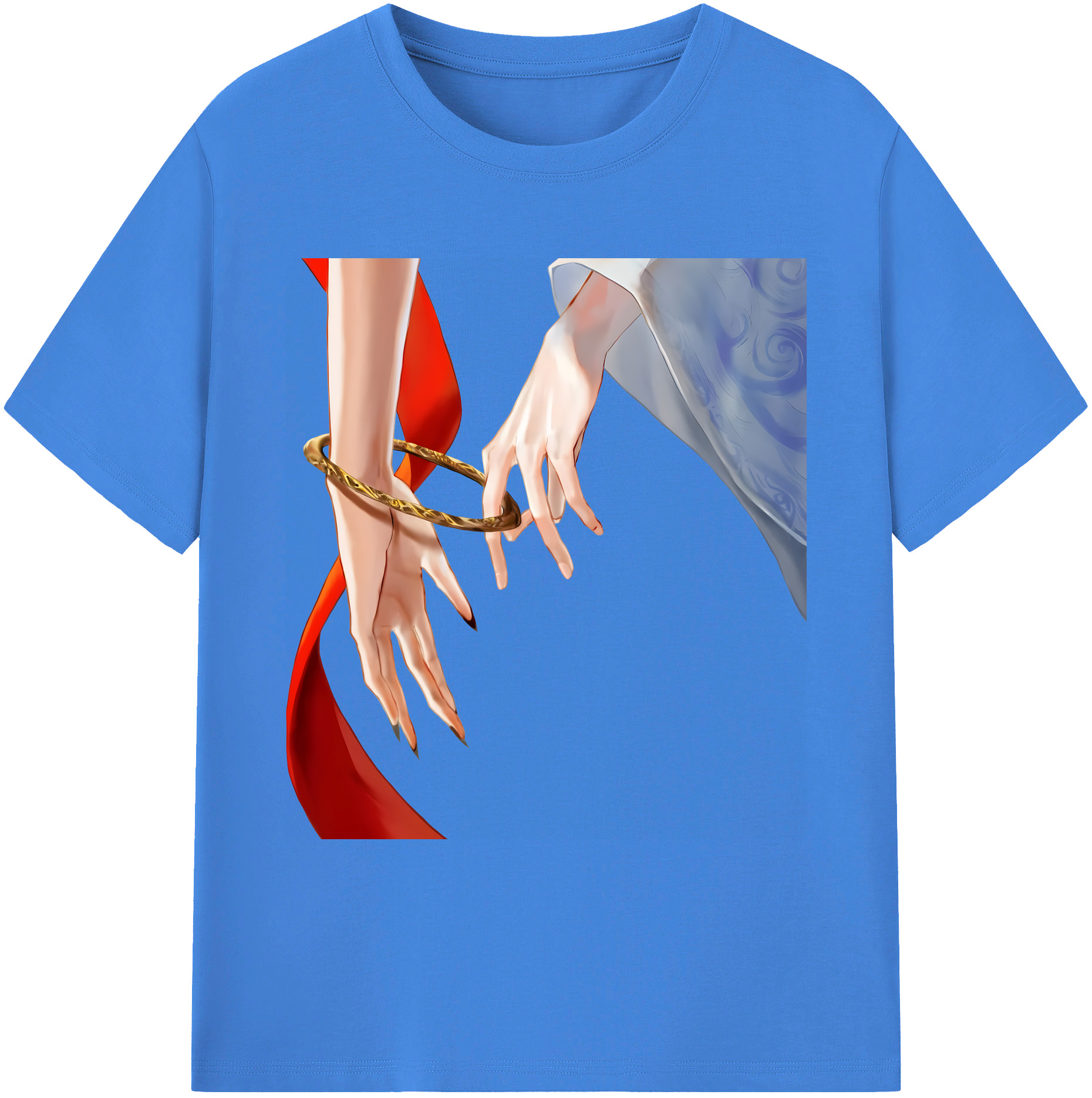 （画像用） Ne Zha 2 ナタ 魔童の大暴れ 綿100％ メンズ半袖Tシャツ｜肌触りやわらか＆通気性