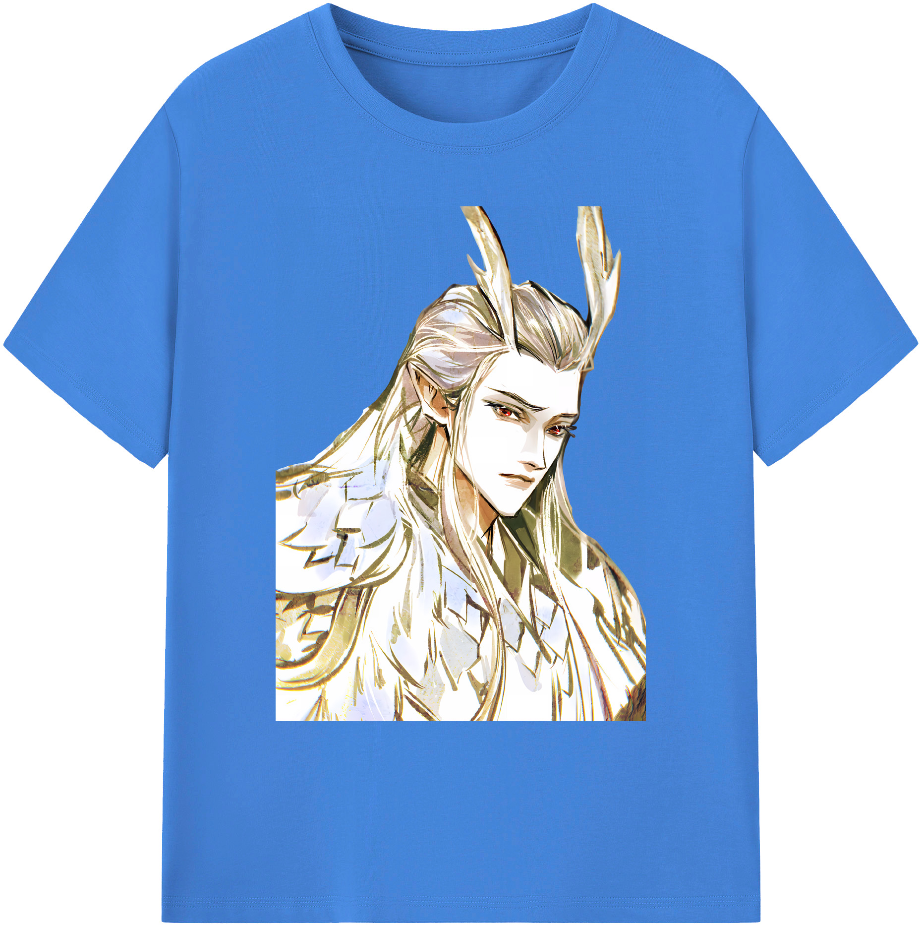（画像用） Ne Zha 2 ナタ 魔童の大暴れ 綿100％ メンズ半袖Tシャツ｜肌触りやわらか＆通気性