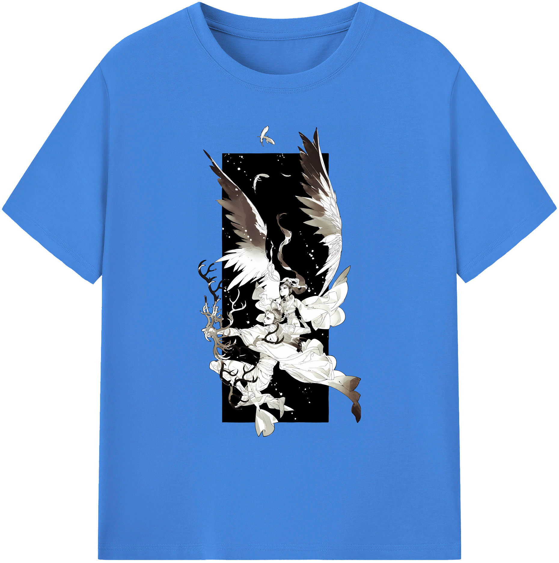 （画像用） Ne Zha 2 ナタ 魔童の大暴れ 綿100％ メンズ半袖Tシャツ｜肌触りやわらか＆通気性