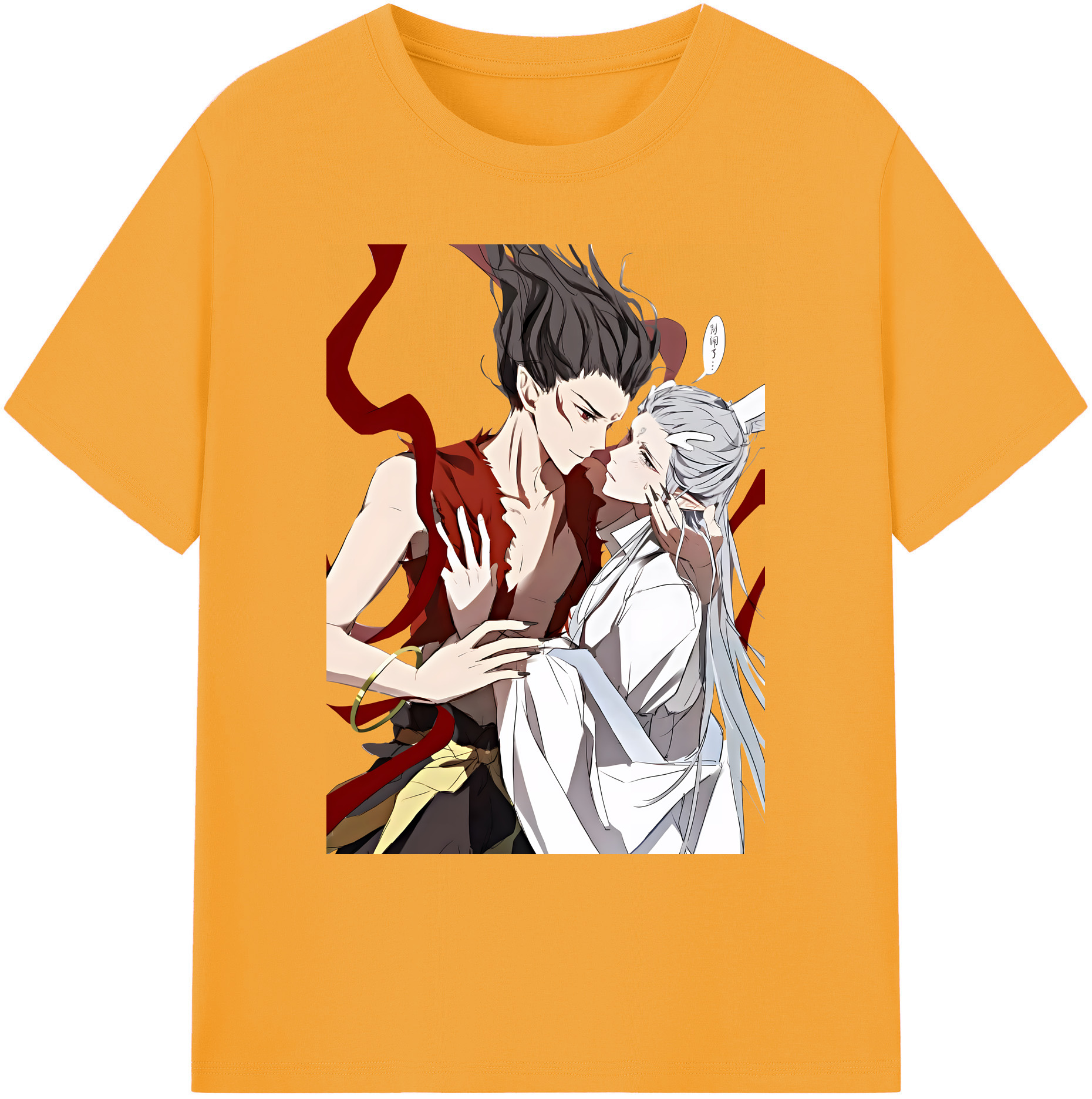 （画像用） Ne Zha 2 ナタ 魔童の大暴れ 綿100％ メンズ半袖Tシャツ｜肌触りやわらか＆通気性