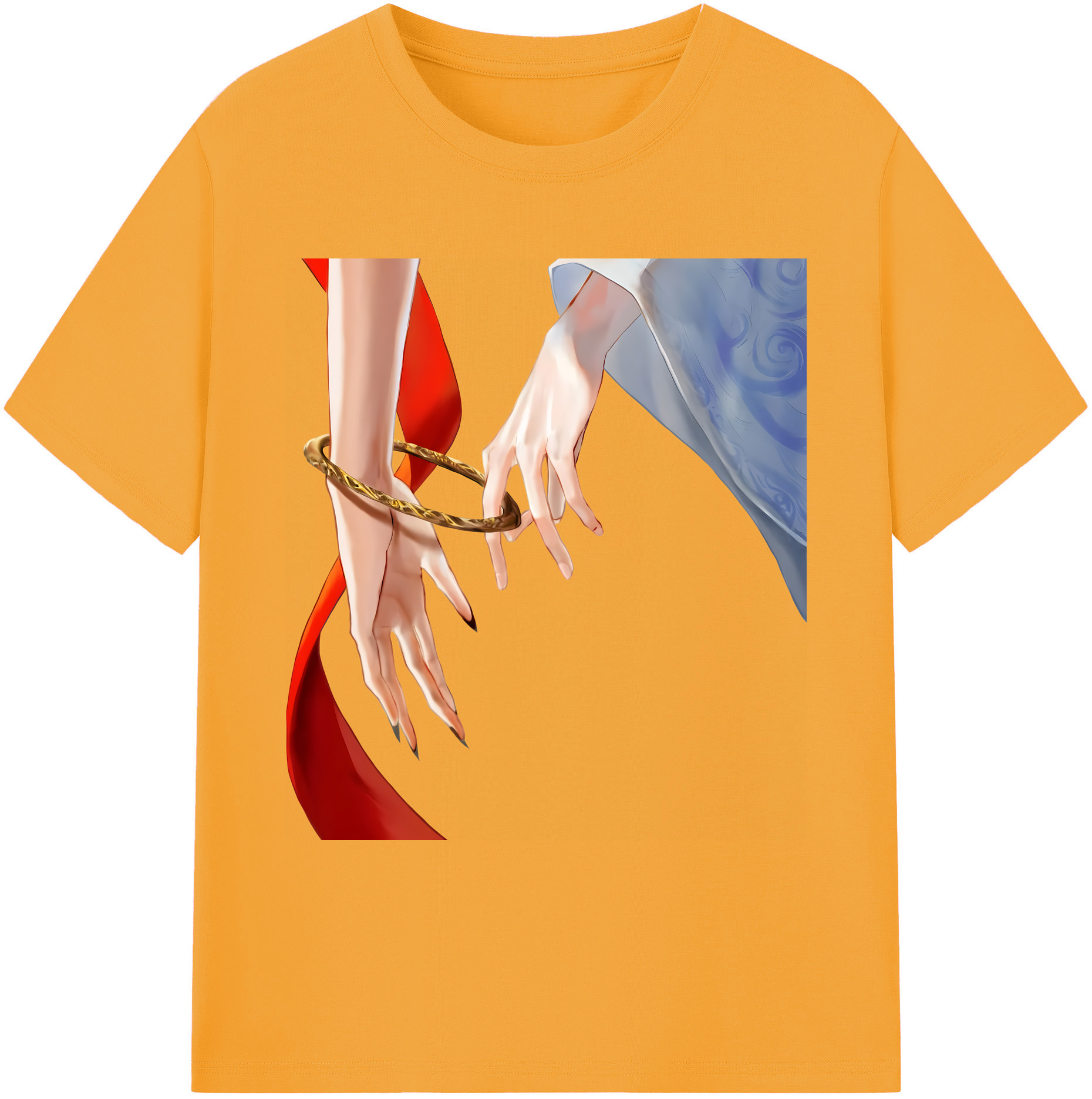 （画像用） Ne Zha 2 ナタ 魔童の大暴れ 綿100％ メンズ半袖Tシャツ｜肌触りやわらか＆通気性