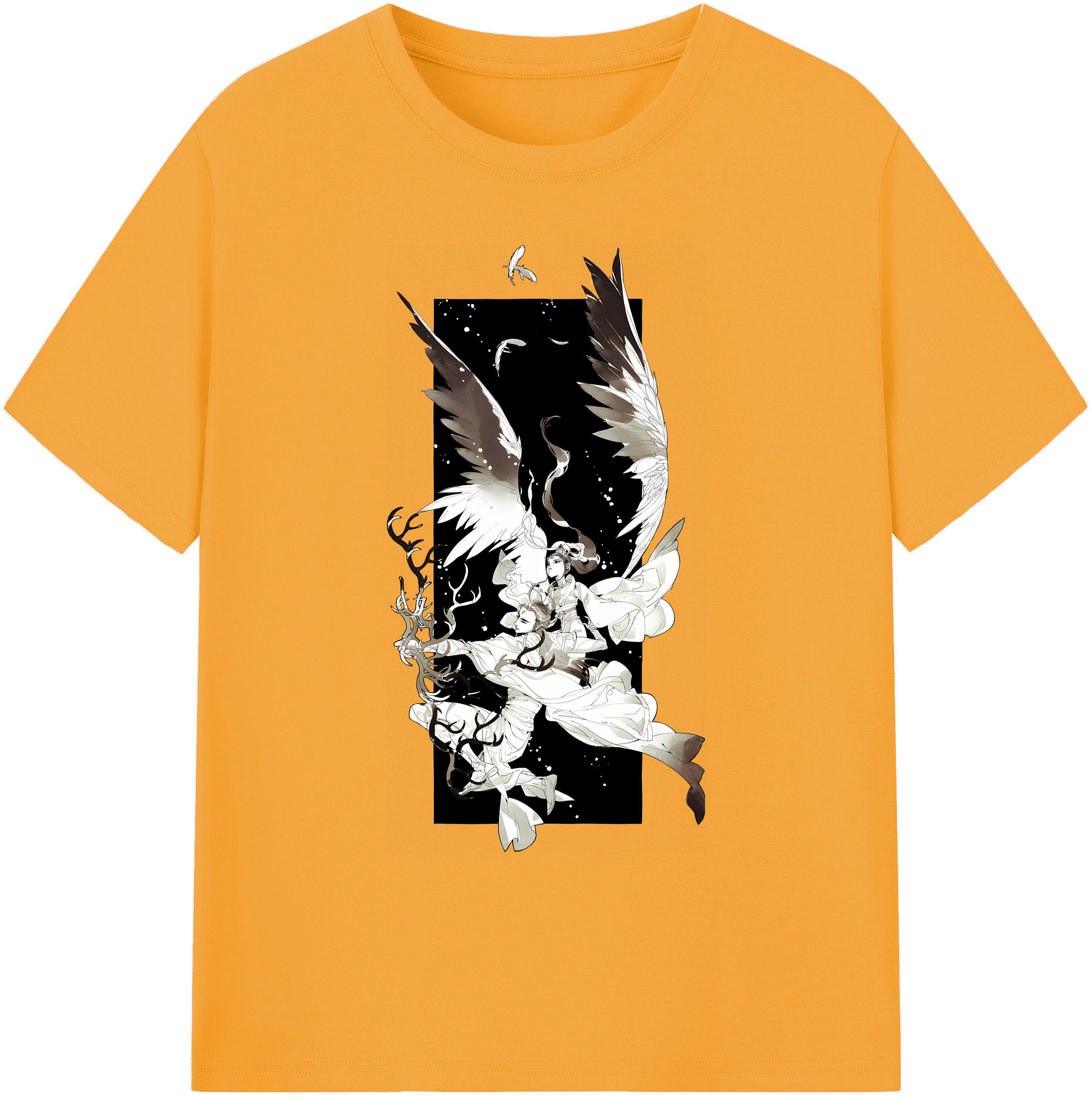 （画像用） Ne Zha 2 ナタ 魔童の大暴れ 綿100％ メンズ半袖Tシャツ｜肌触りやわらか＆通気性