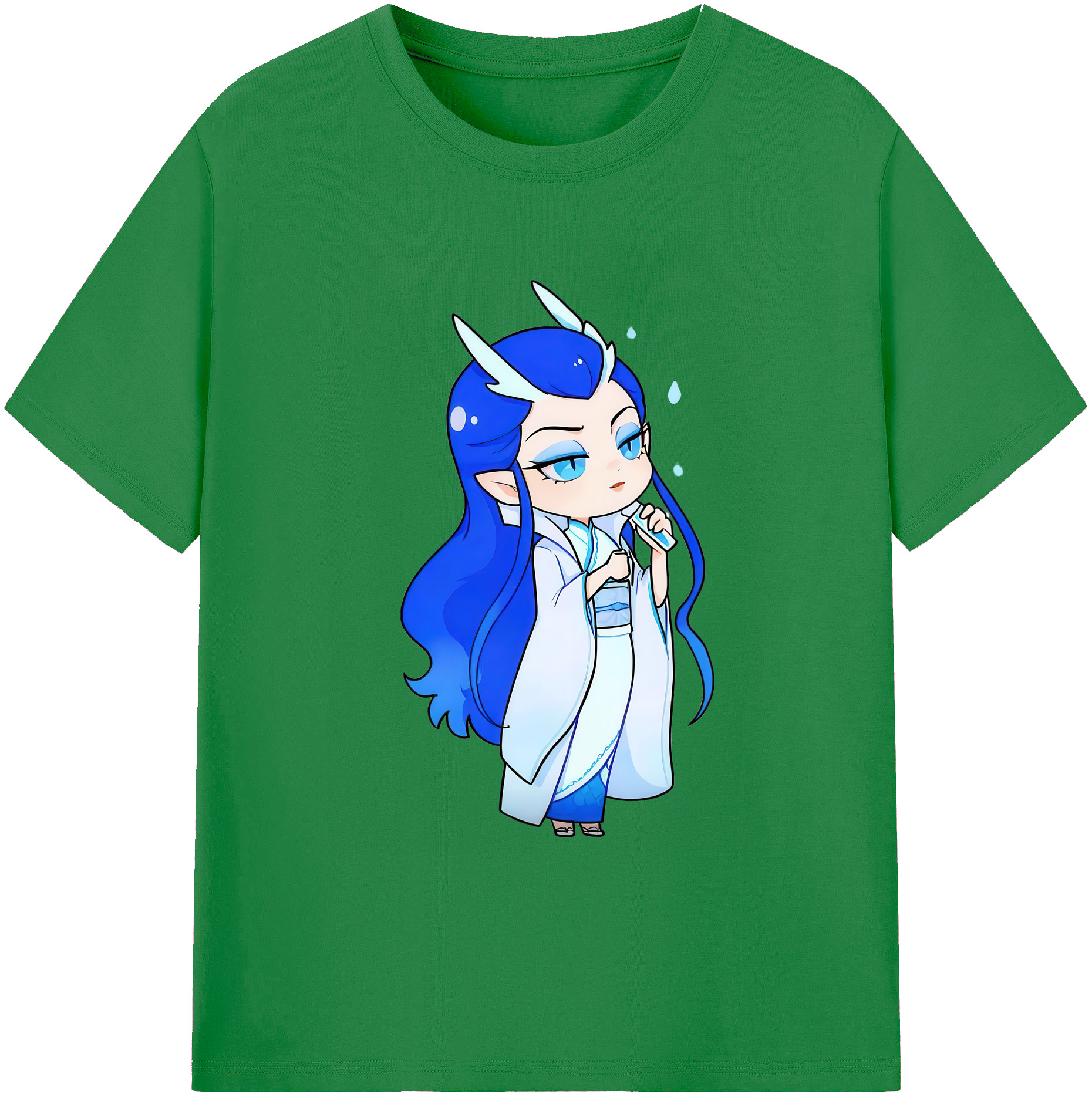 （画像用） Ne Zha 2 ナタ 魔童の大暴れ 綿100％ メンズ半袖Tシャツ｜肌触りやわらか＆通気性