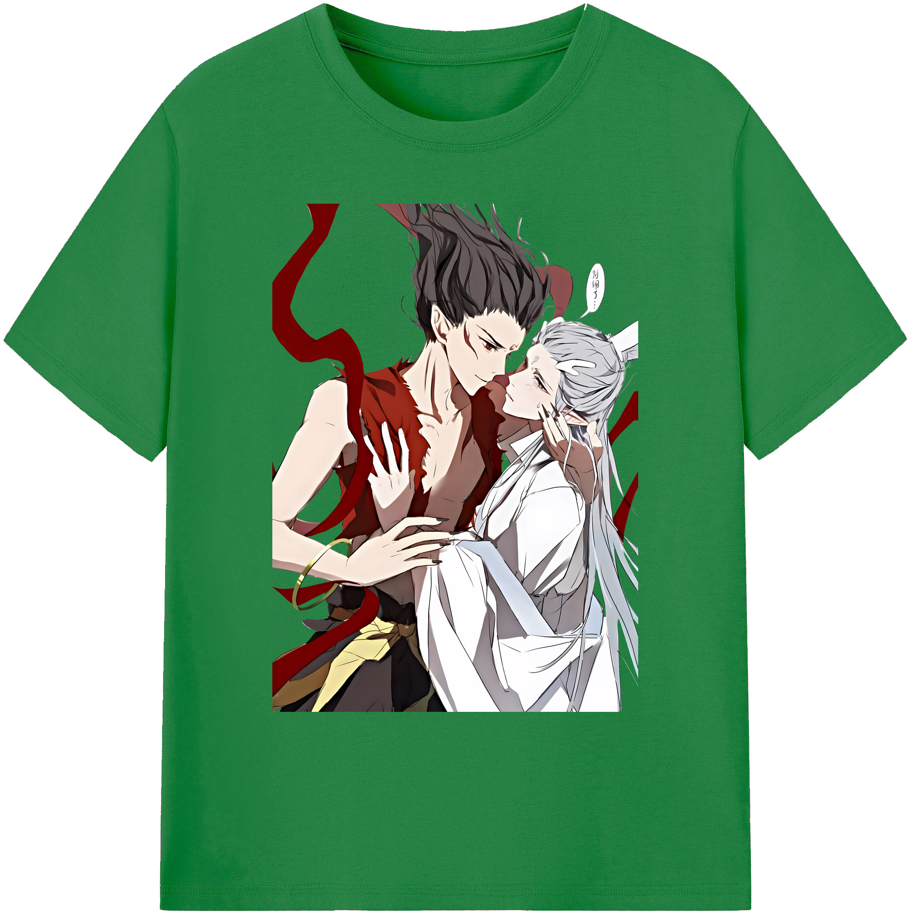 （画像用） Ne Zha 2 ナタ 魔童の大暴れ 綿100％ メンズ半袖Tシャツ｜肌触りやわらか＆通気性