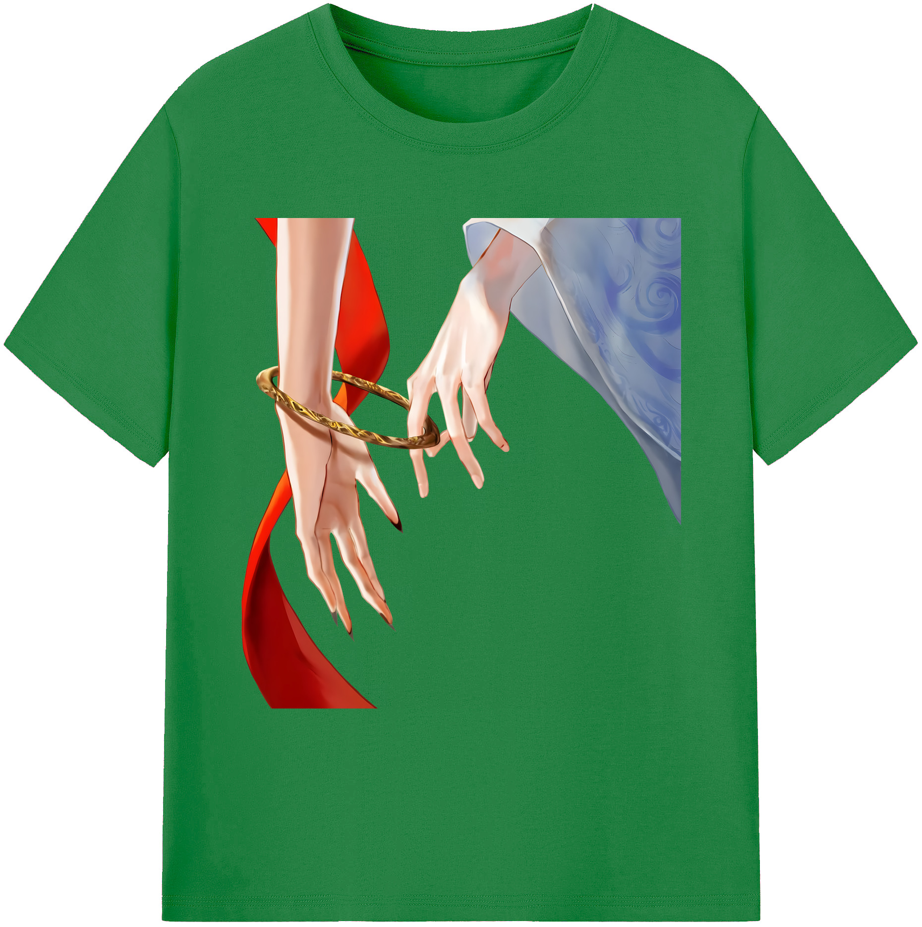 （画像用） Ne Zha 2 ナタ 魔童の大暴れ 綿100％ メンズ半袖Tシャツ｜肌触りやわらか＆通気性