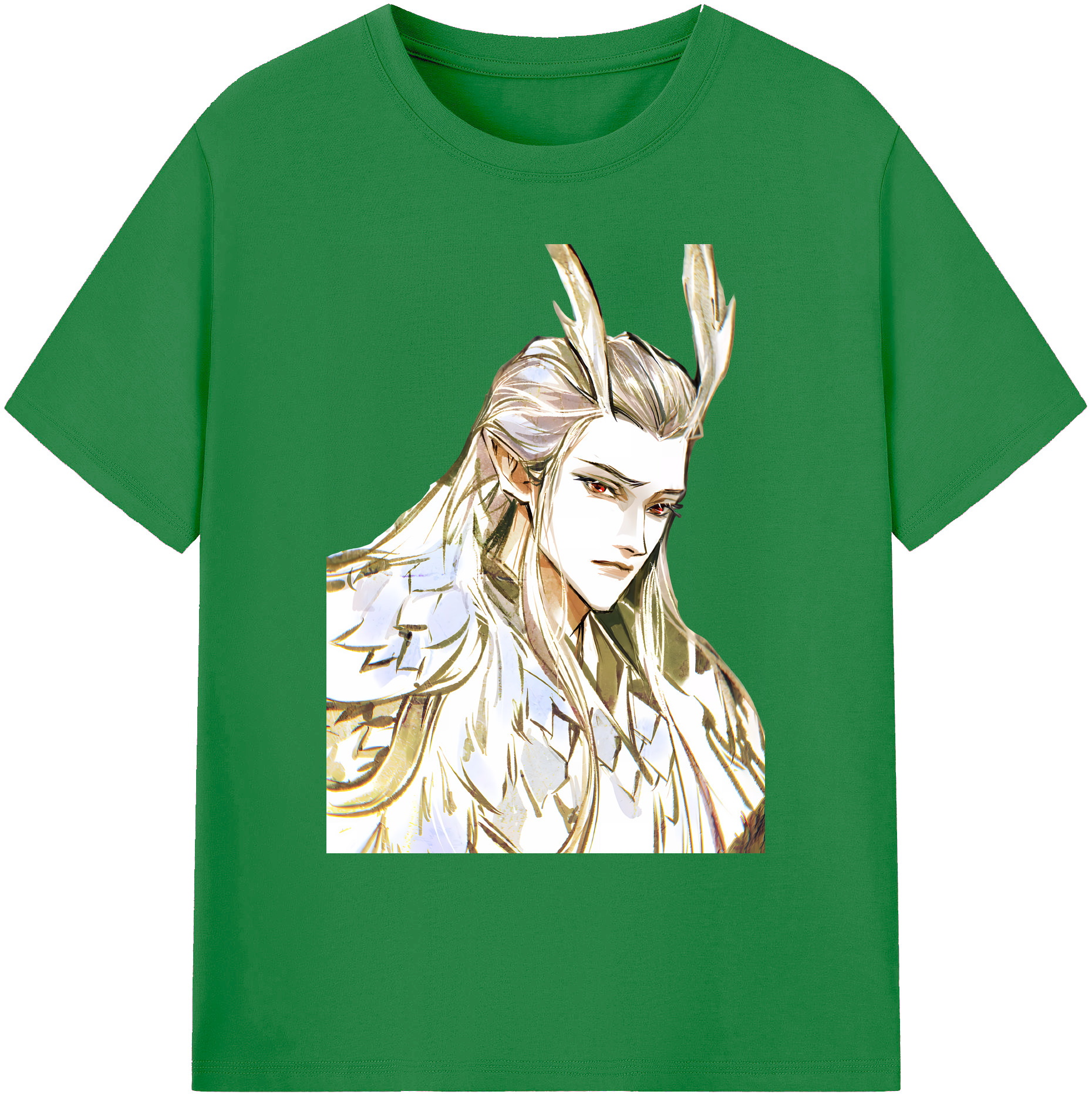 （画像用） Ne Zha 2 ナタ 魔童の大暴れ 綿100％ メンズ半袖Tシャツ｜肌触りやわらか＆通気性