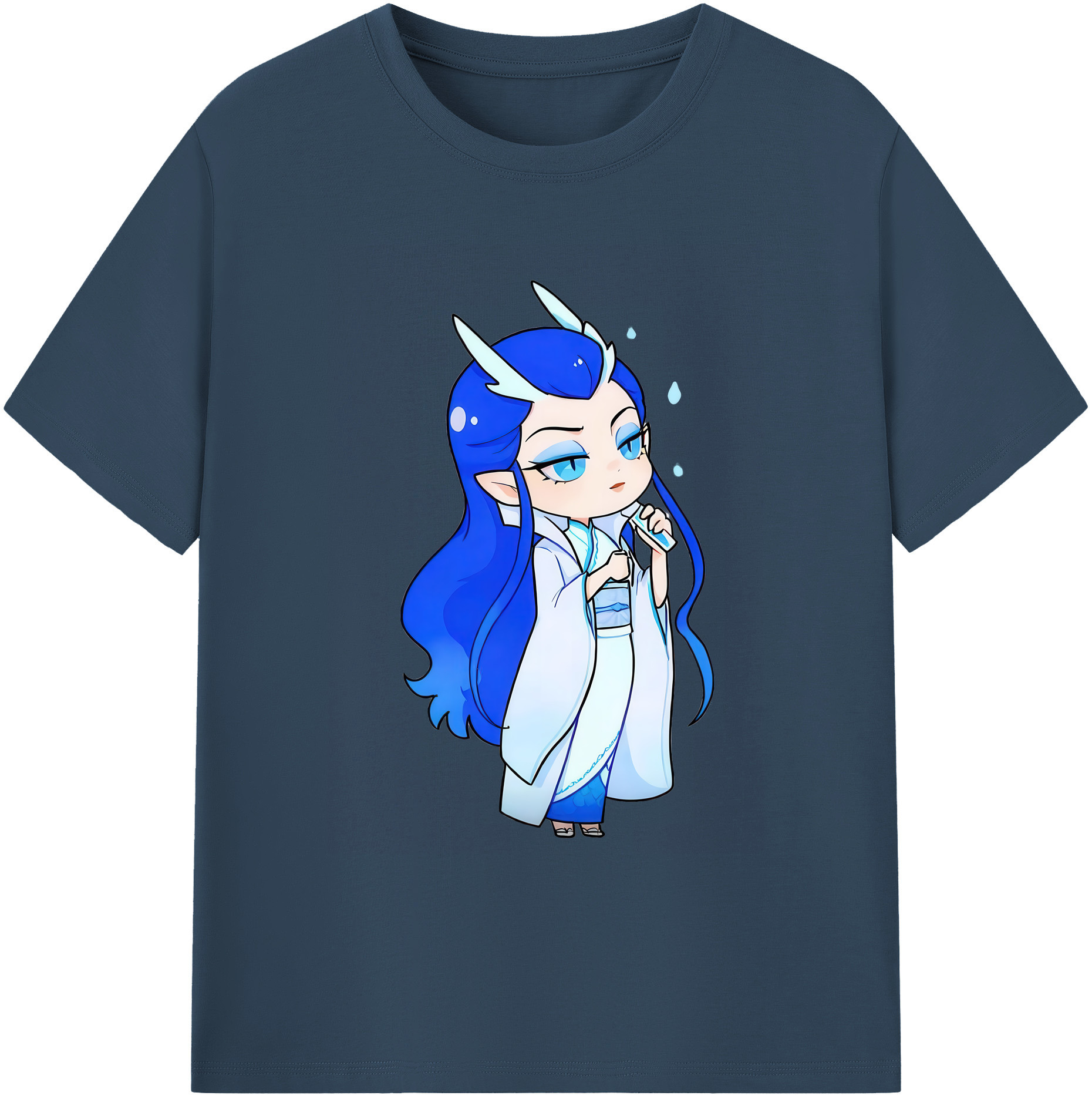 （画像用） Ne Zha 2 ナタ 魔童の大暴れ 綿100％ メンズ半袖Tシャツ｜肌触りやわらか＆通気性