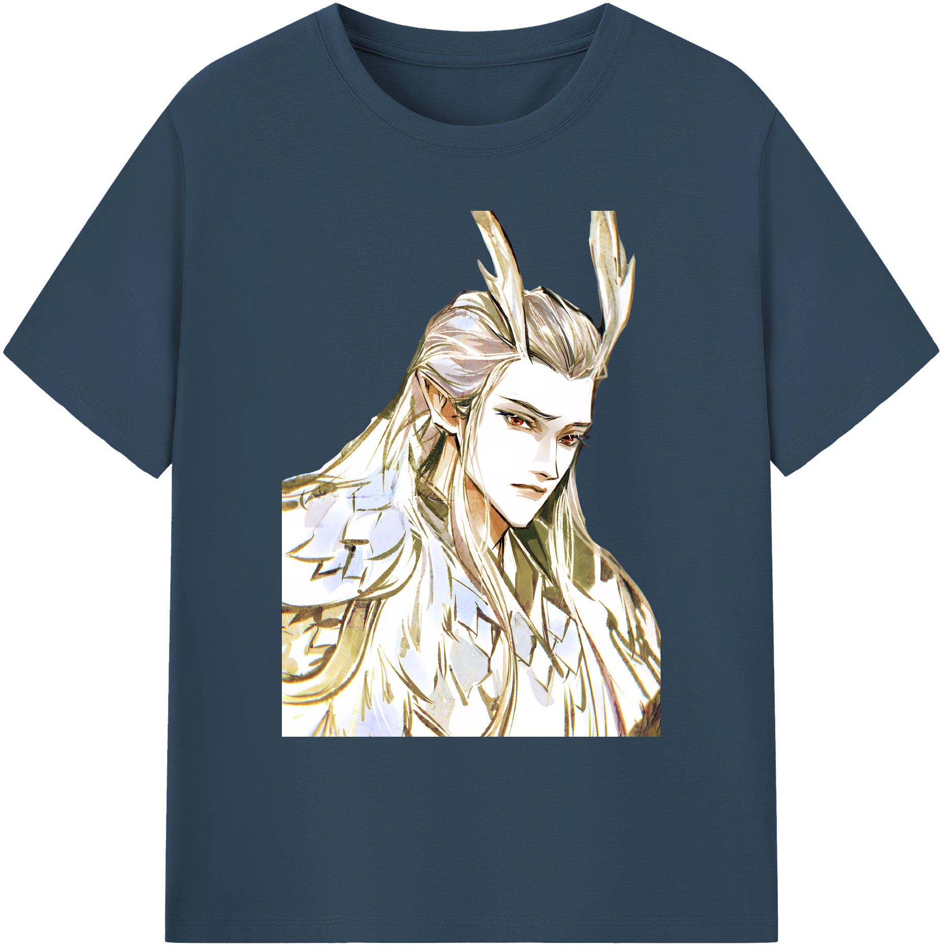 （画像用） Ne Zha 2 ナタ 魔童の大暴れ 綿100％ メンズ半袖Tシャツ｜肌触りやわらか＆通気性