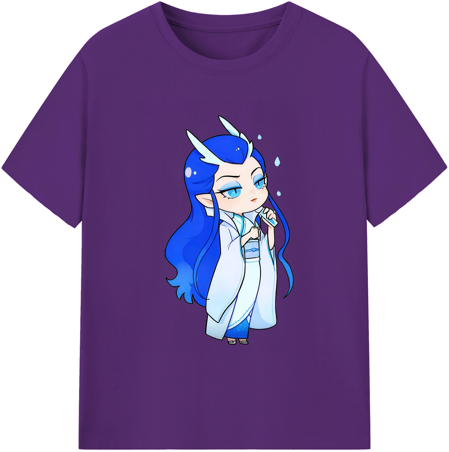 （画像用） Ne Zha 2 ナタ 魔童の大暴れ 綿100％ メンズ半袖Tシャツ｜肌触りやわらか＆通気性