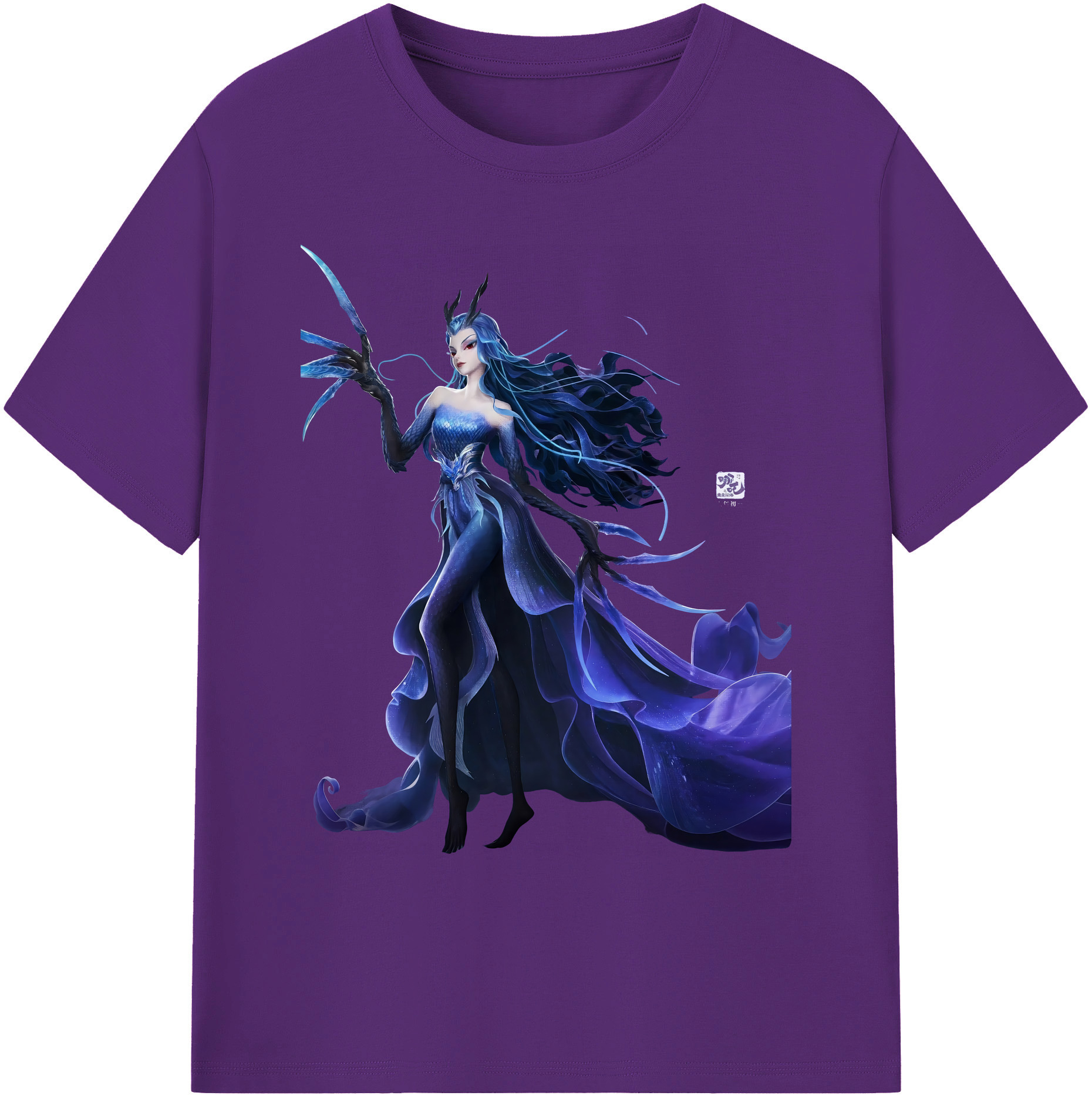 （画像用） Ne Zha 2 ナタ 魔童の大暴れ 綿100％ メンズ半袖Tシャツ｜肌触りやわらか＆通気性