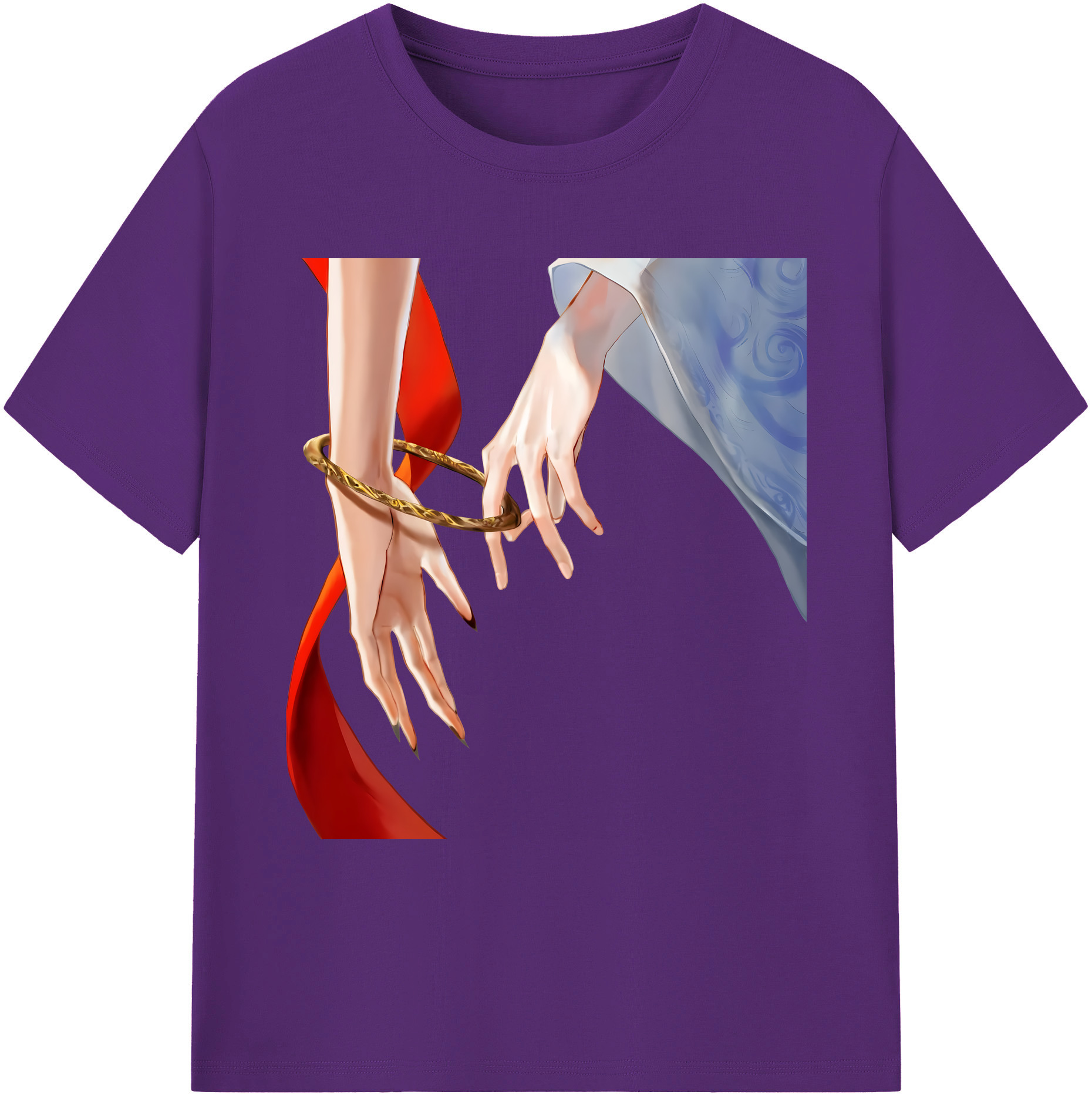 （画像用） Ne Zha 2 ナタ 魔童の大暴れ 綿100％ メンズ半袖Tシャツ｜肌触りやわらか＆通気性
