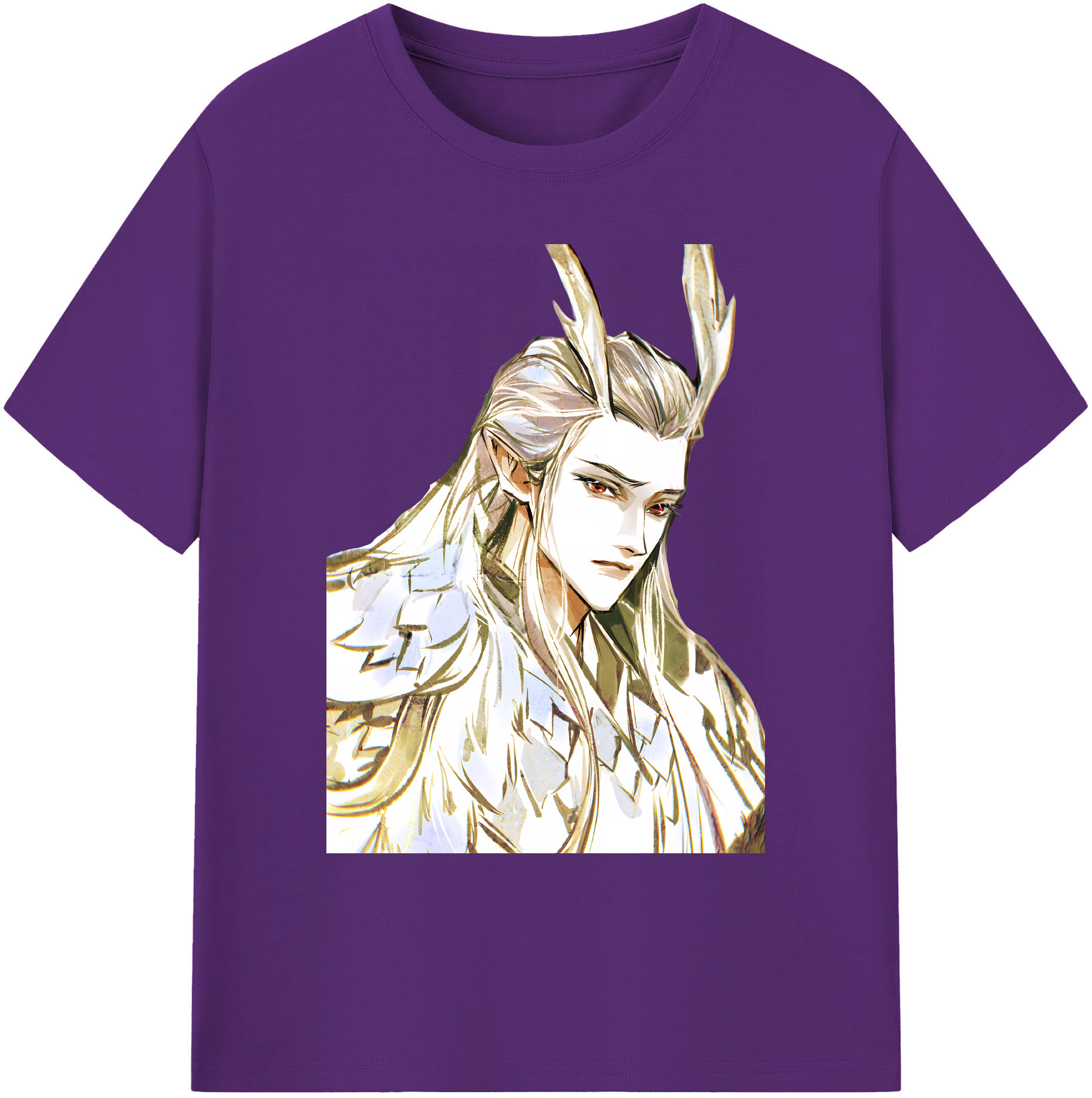 （画像用） Ne Zha 2 ナタ 魔童の大暴れ 綿100％ メンズ半袖Tシャツ｜肌触りやわらか＆通気性
