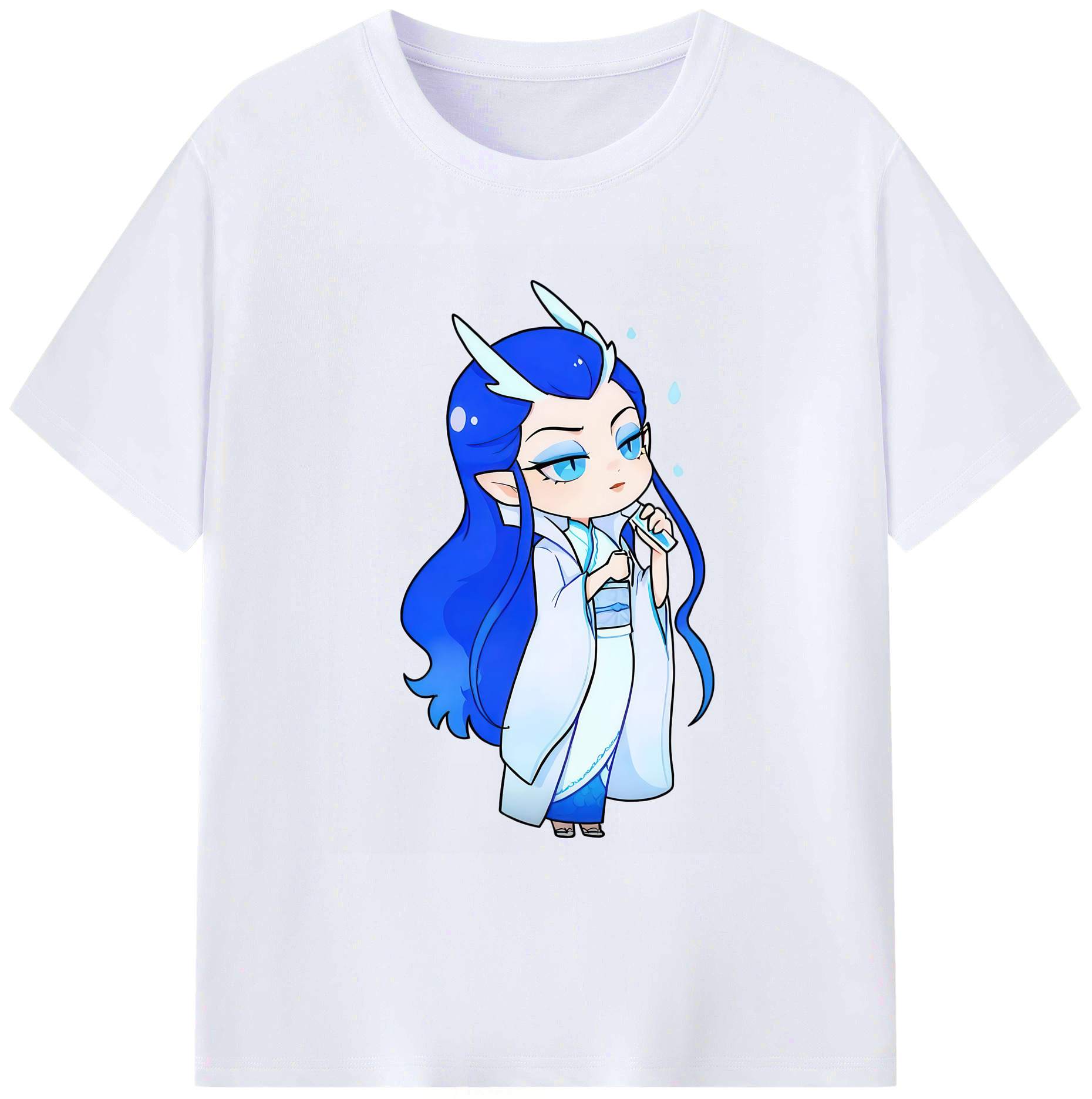 （画像用） Ne Zha 2 ナタ 魔童の大暴れ 綿100％ メンズ半袖Tシャツ｜肌触りやわらか＆通気性