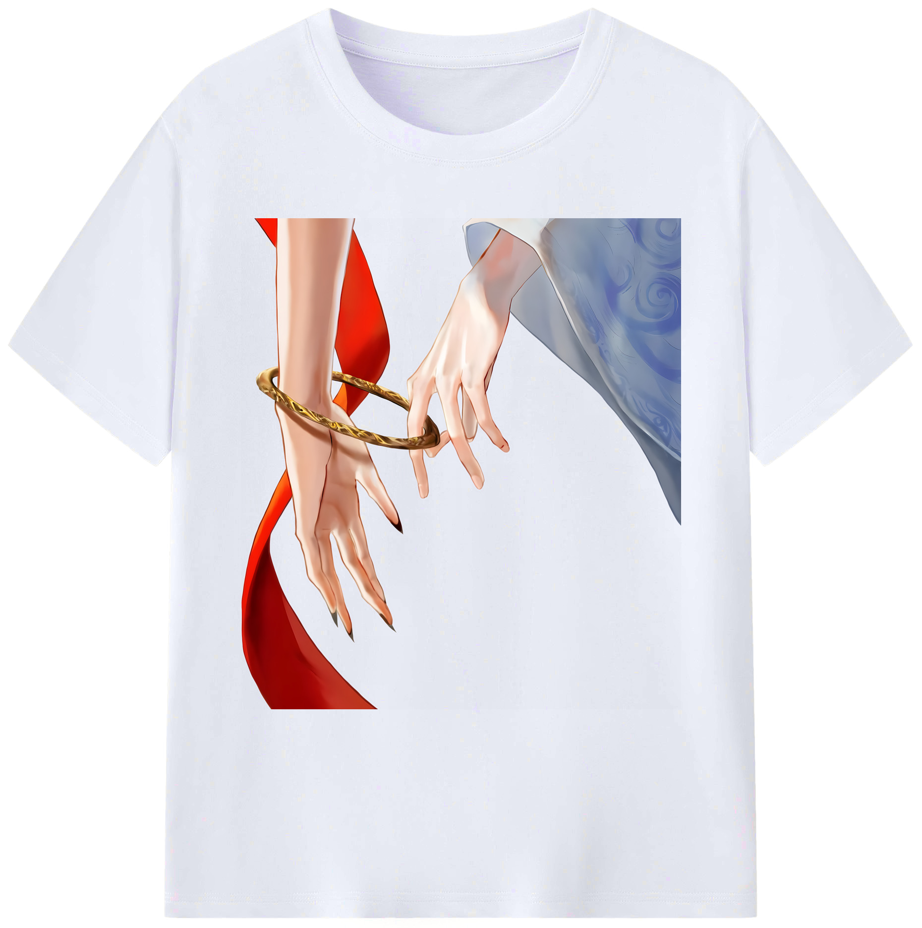 （画像用） Ne Zha 2 ナタ 魔童の大暴れ 綿100％ メンズ半袖Tシャツ｜肌触りやわらか＆通気性
