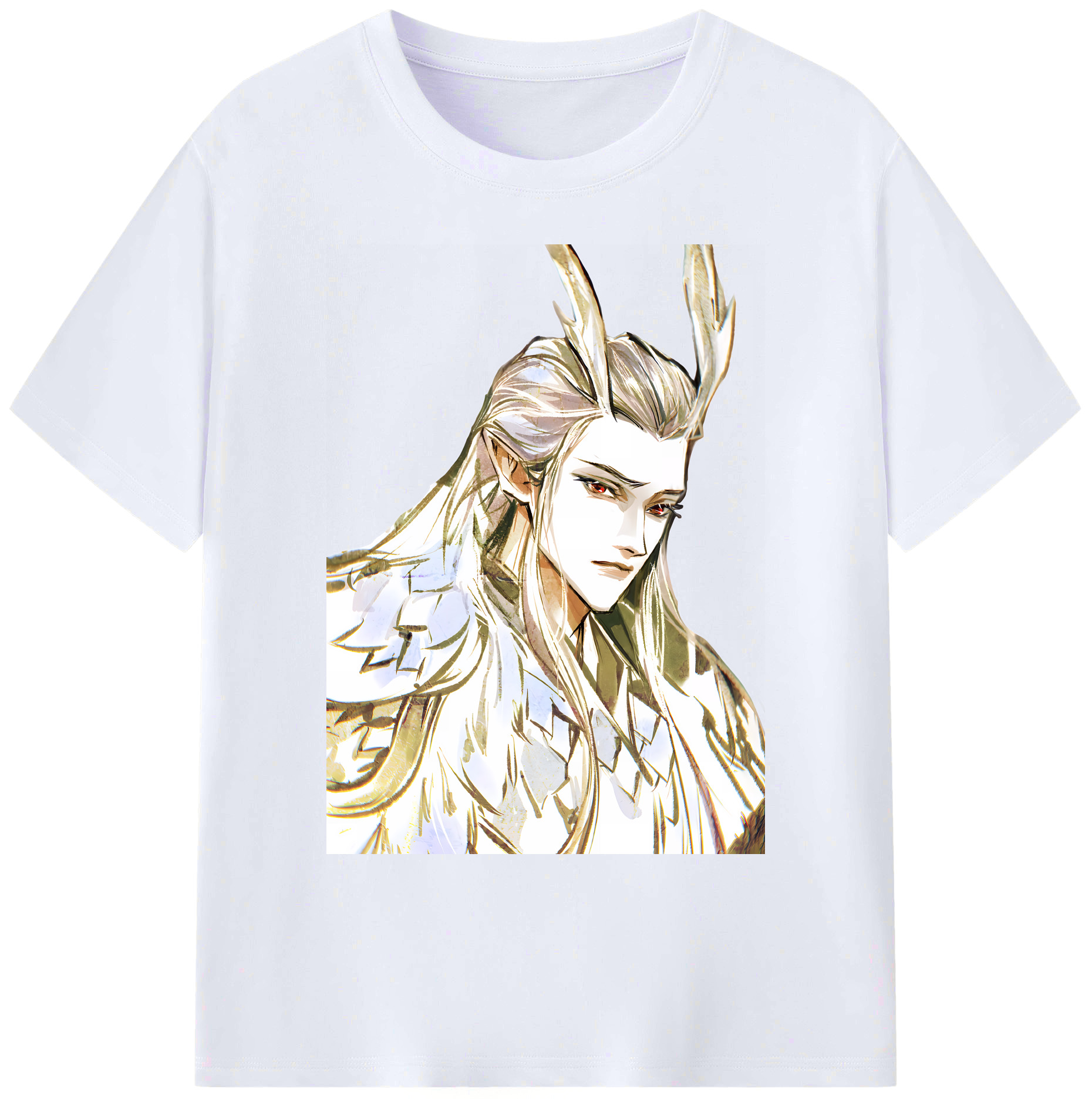 （画像用） Ne Zha 2 ナタ 魔童の大暴れ 綿100％ メンズ半袖Tシャツ｜肌触りやわらか＆通気性