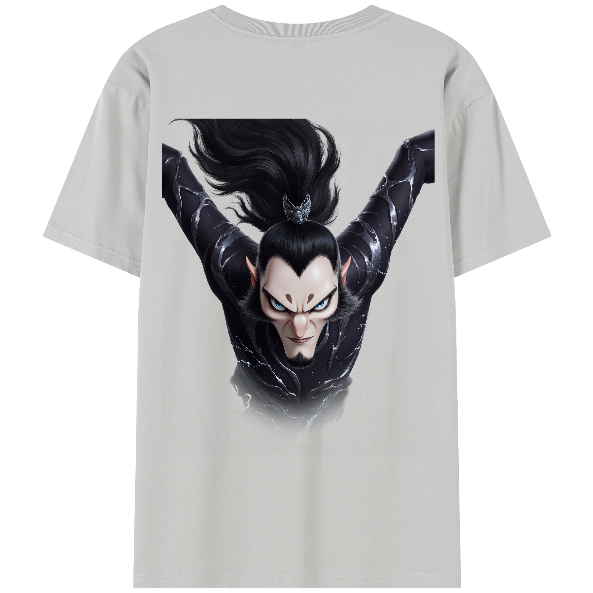 （画像用） Ne Zha 2 ナタ 魔童の大暴れ レディース半袖Tシャツ(バックプリント)