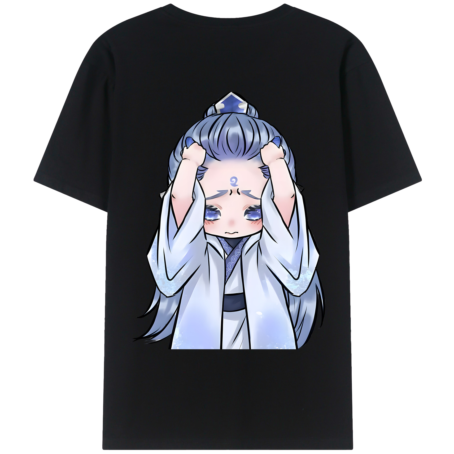 （画像用） Ne Zha 2 ナタ 魔童の大暴れ レディース半袖Tシャツ(バックプリント)