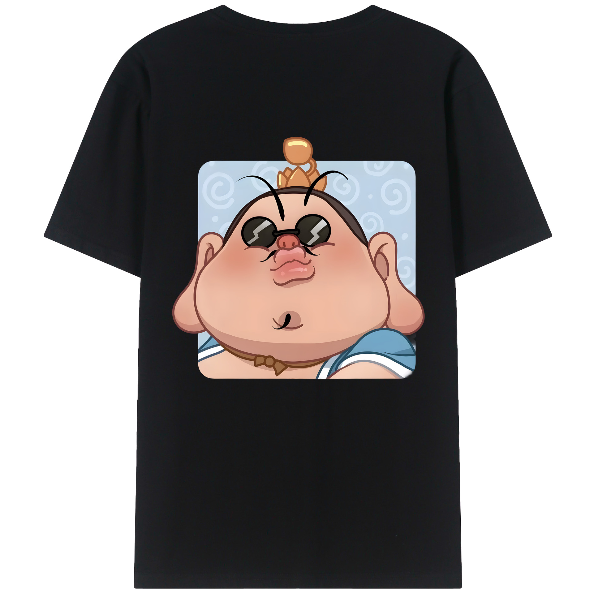 （画像用） Ne Zha 2 ナタ 魔童の大暴れ レディース半袖Tシャツ(バックプリント)