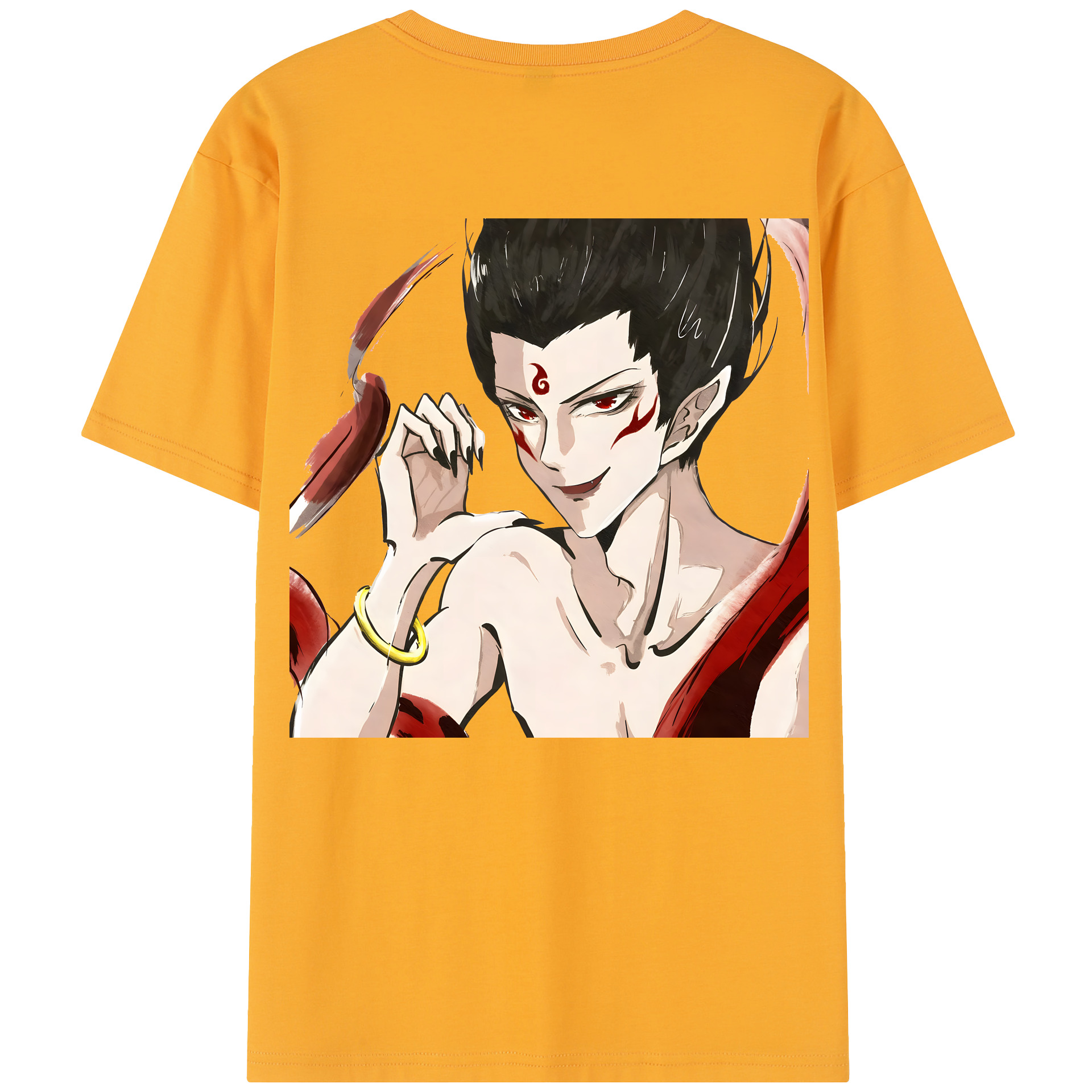 （画像用） Ne Zha 2 ナタ 魔童の大暴れ レディース半袖Tシャツ(バックプリント)