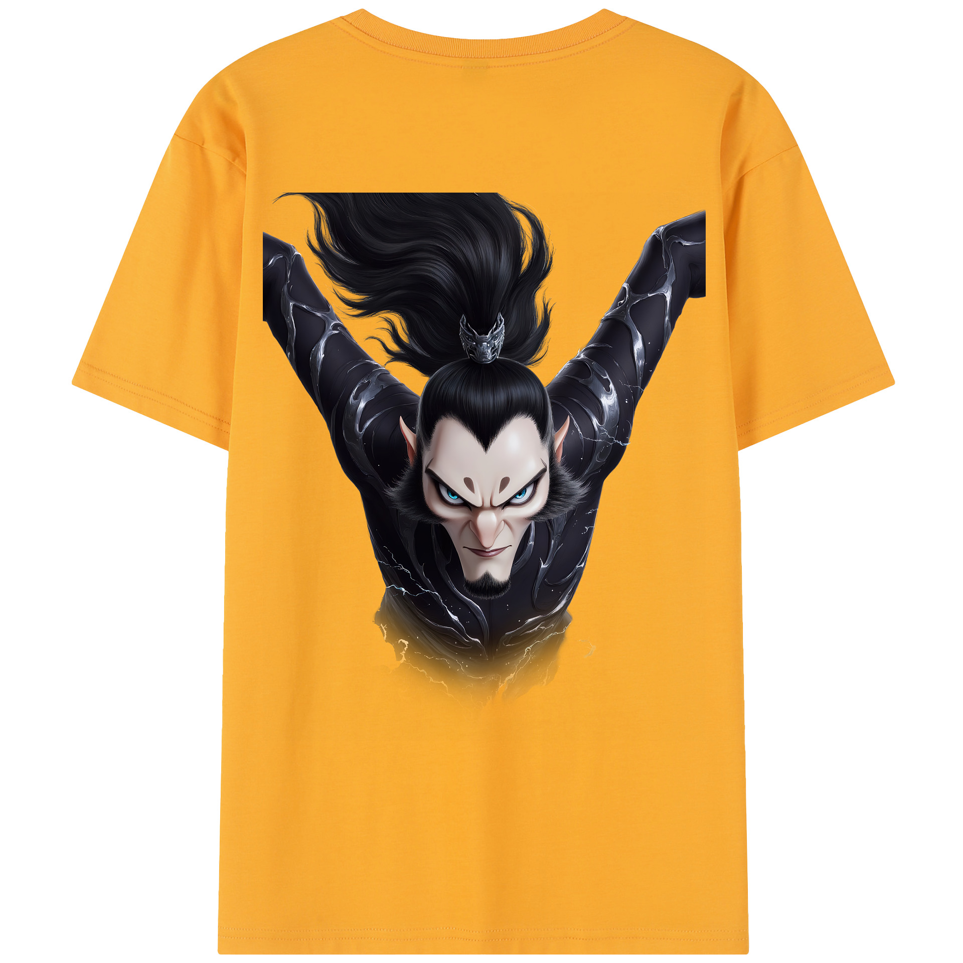 （画像用） Ne Zha 2 ナタ 魔童の大暴れ レディース半袖Tシャツ(バックプリント)