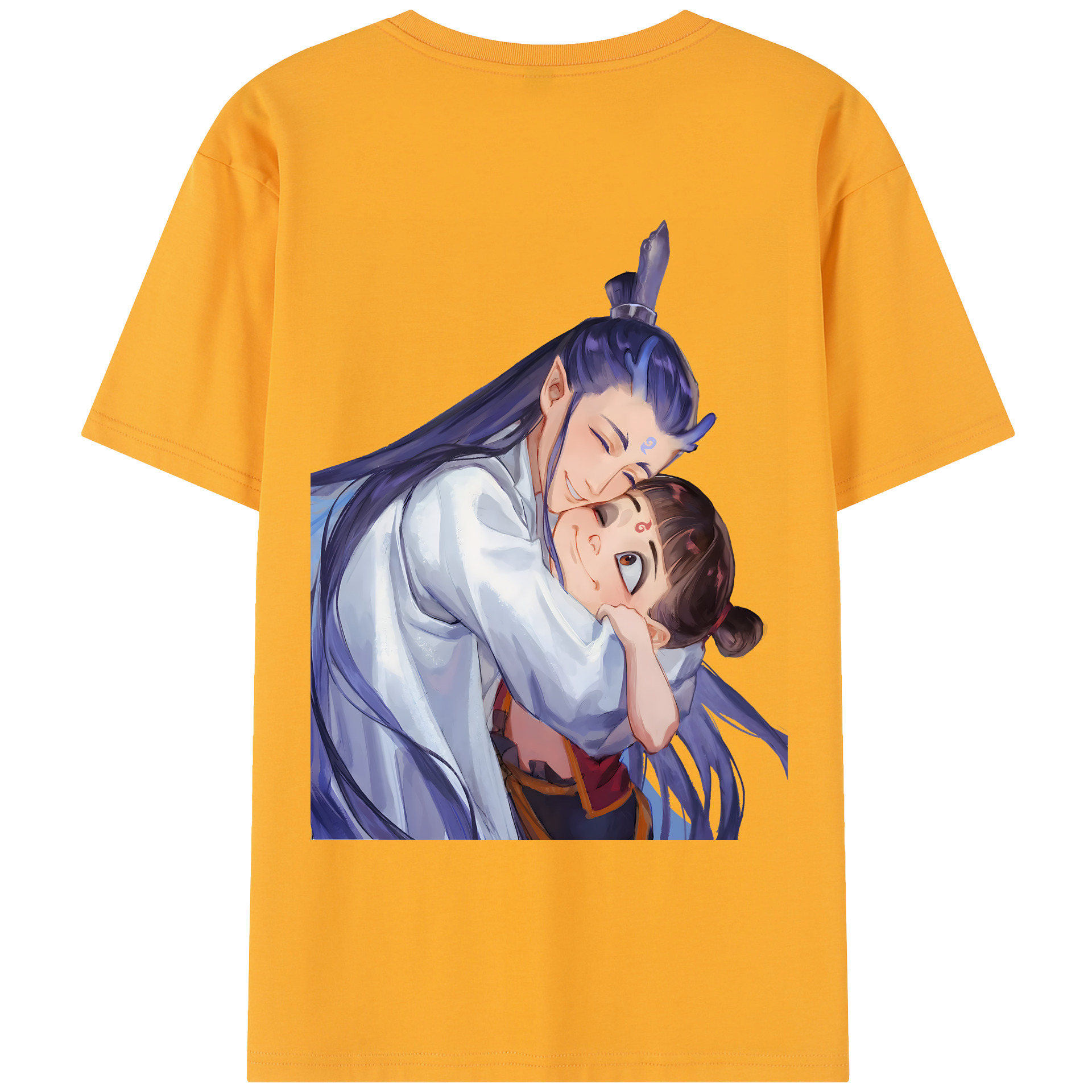 （画像用） Ne Zha 2 ナタ 魔童の大暴れ レディース半袖Tシャツ(バックプリント)