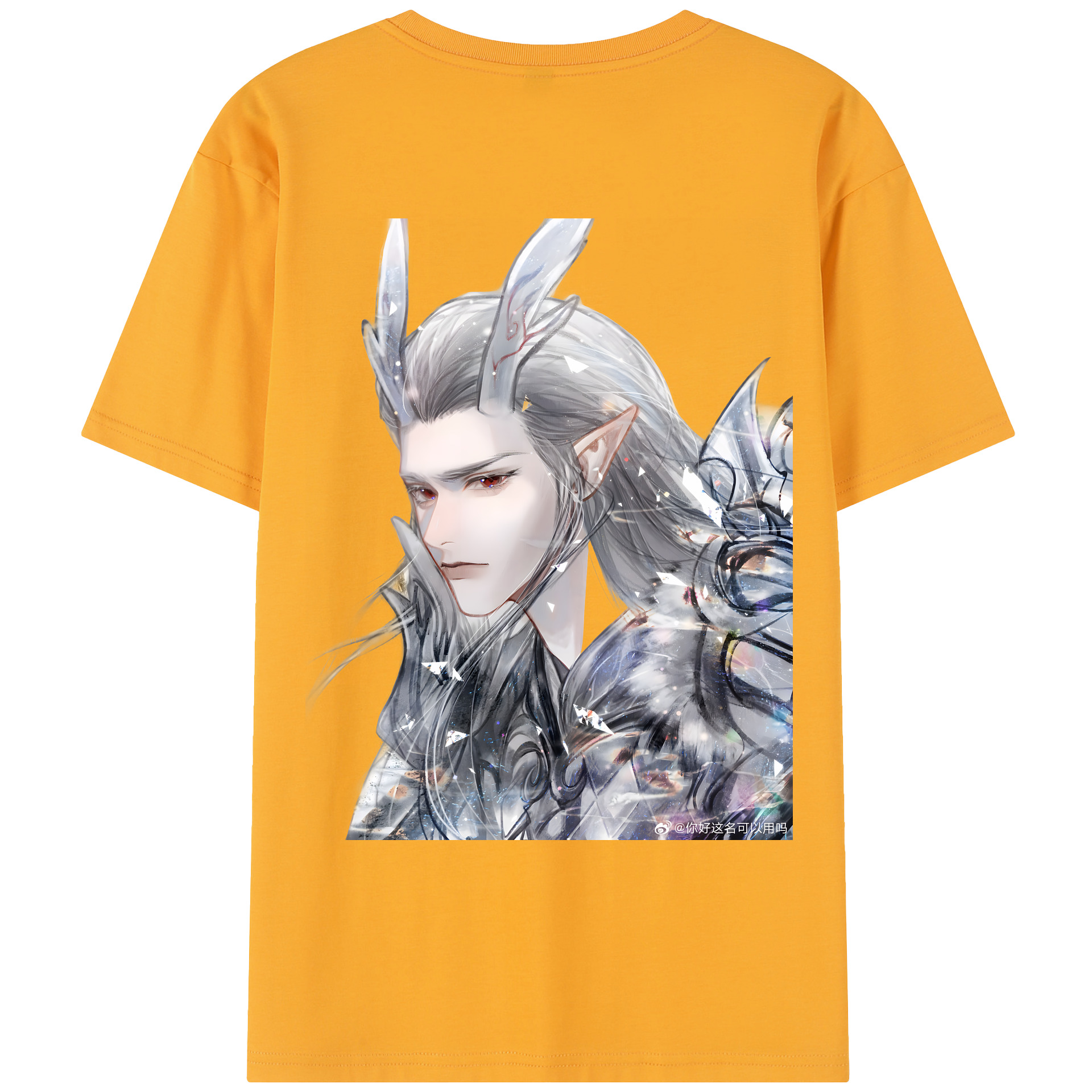 （画像用） Ne Zha 2 ナタ 魔童の大暴れ レディース半袖Tシャツ(バックプリント)