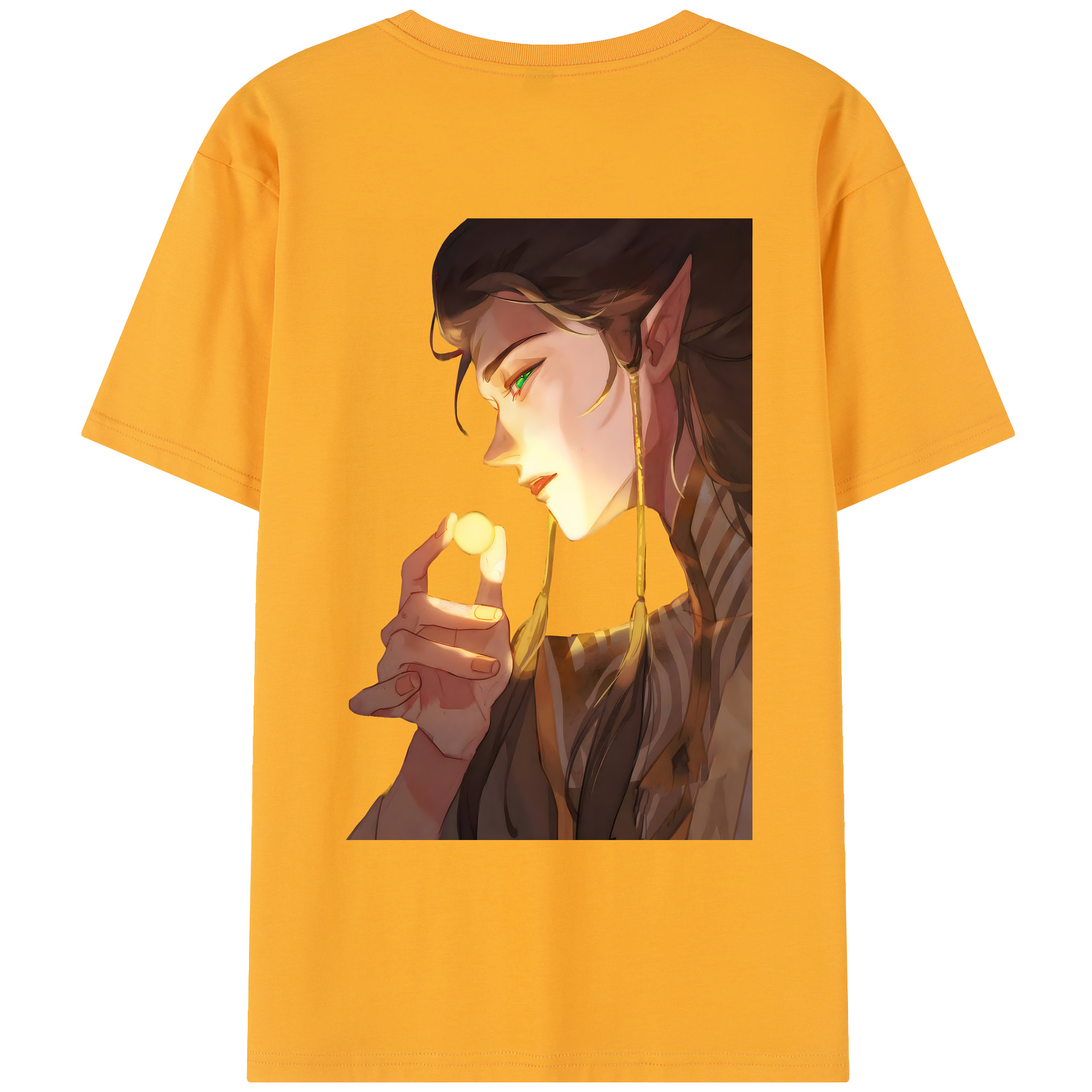 （画像用） Ne Zha 2 ナタ 魔童の大暴れ レディース半袖Tシャツ(バックプリント)