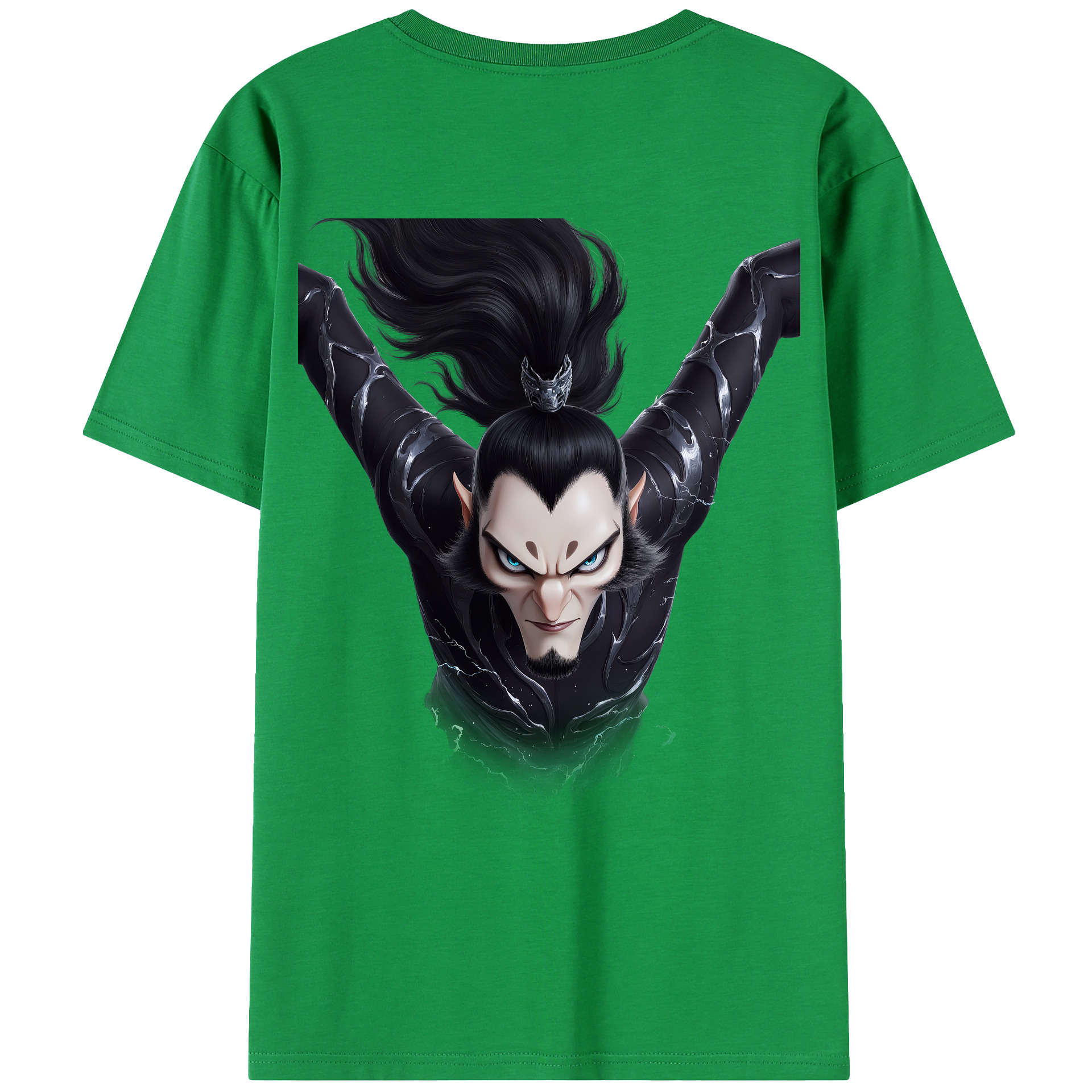 （画像用） Ne Zha 2 ナタ 魔童の大暴れ レディース半袖Tシャツ(バックプリント)