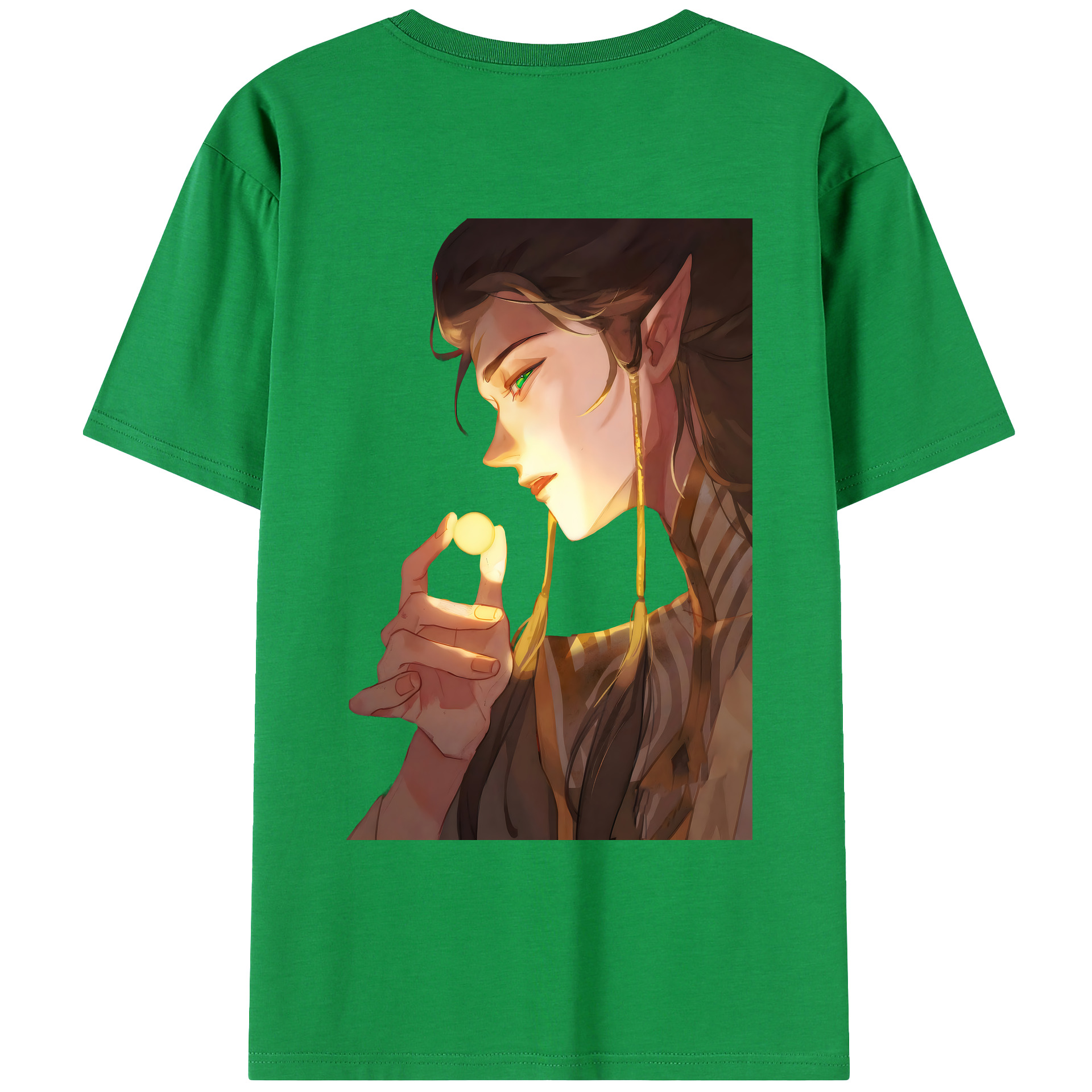 （画像用） Ne Zha 2 ナタ 魔童の大暴れ レディース半袖Tシャツ(バックプリント)