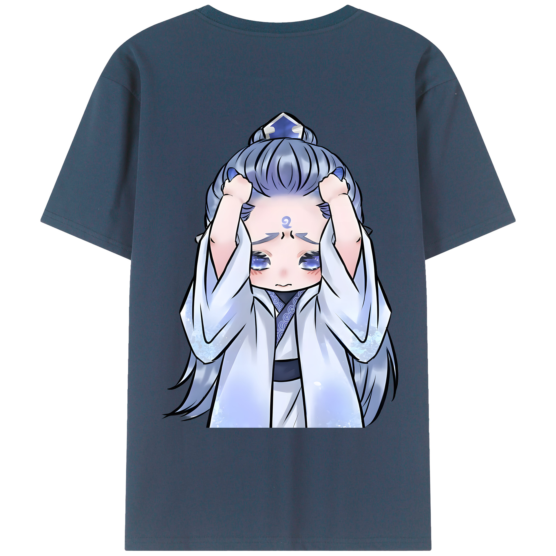 （画像用） Ne Zha 2 ナタ 魔童の大暴れ レディース半袖Tシャツ(バックプリント)