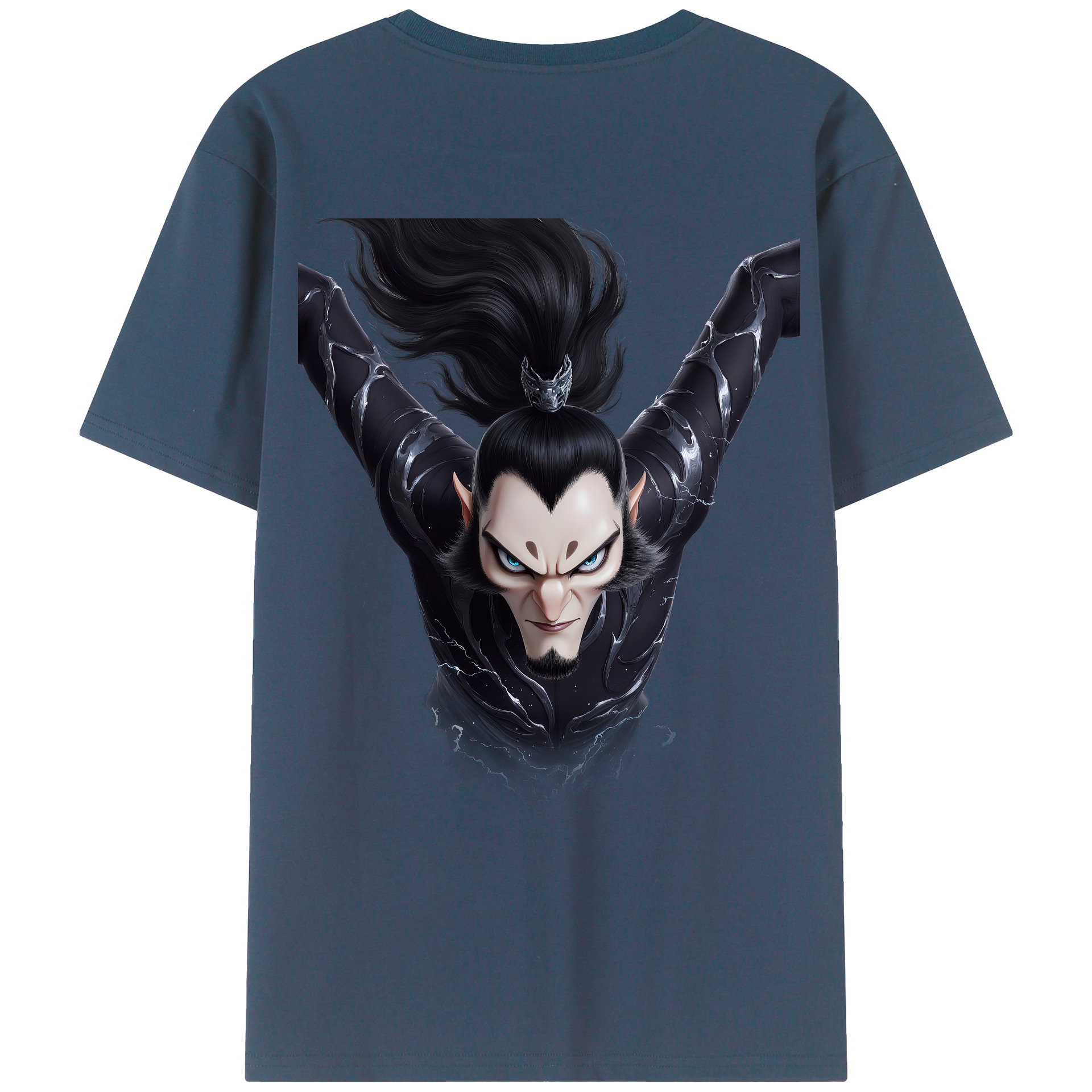 （画像用） Ne Zha 2 ナタ 魔童の大暴れ レディース半袖Tシャツ(バックプリント)