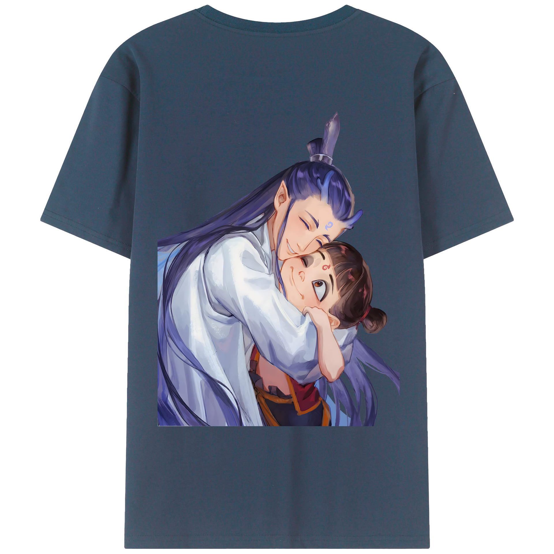 （画像用） Ne Zha 2 ナタ 魔童の大暴れ レディース半袖Tシャツ(バックプリント)
