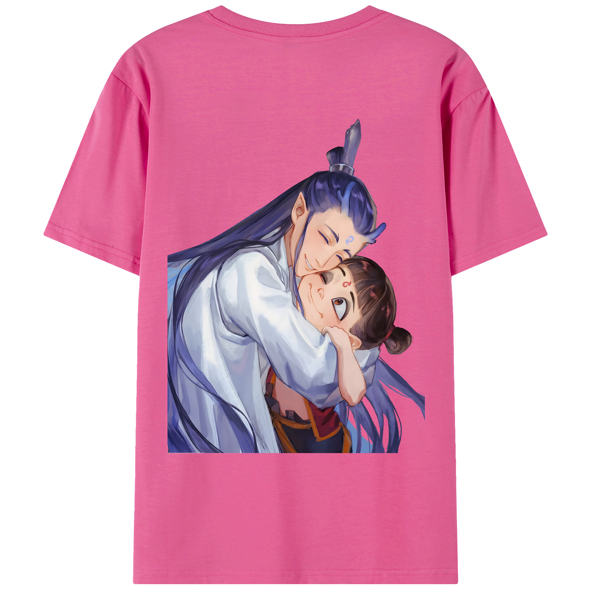 （画像用） Ne Zha 2 ナタ 魔童の大暴れ レディース半袖Tシャツ(バックプリント)