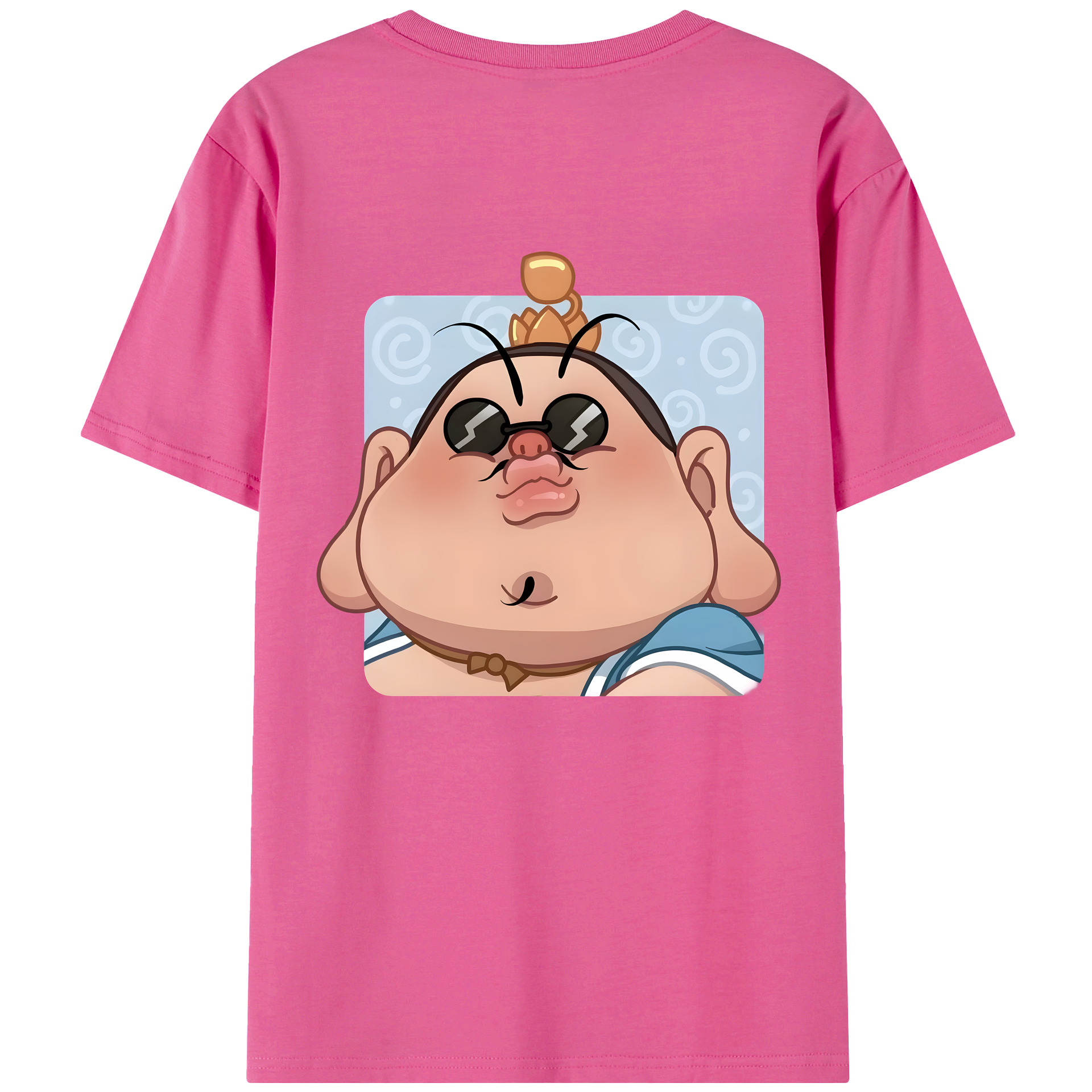 （画像用） Ne Zha 2 ナタ 魔童の大暴れ レディース半袖Tシャツ(バックプリント)