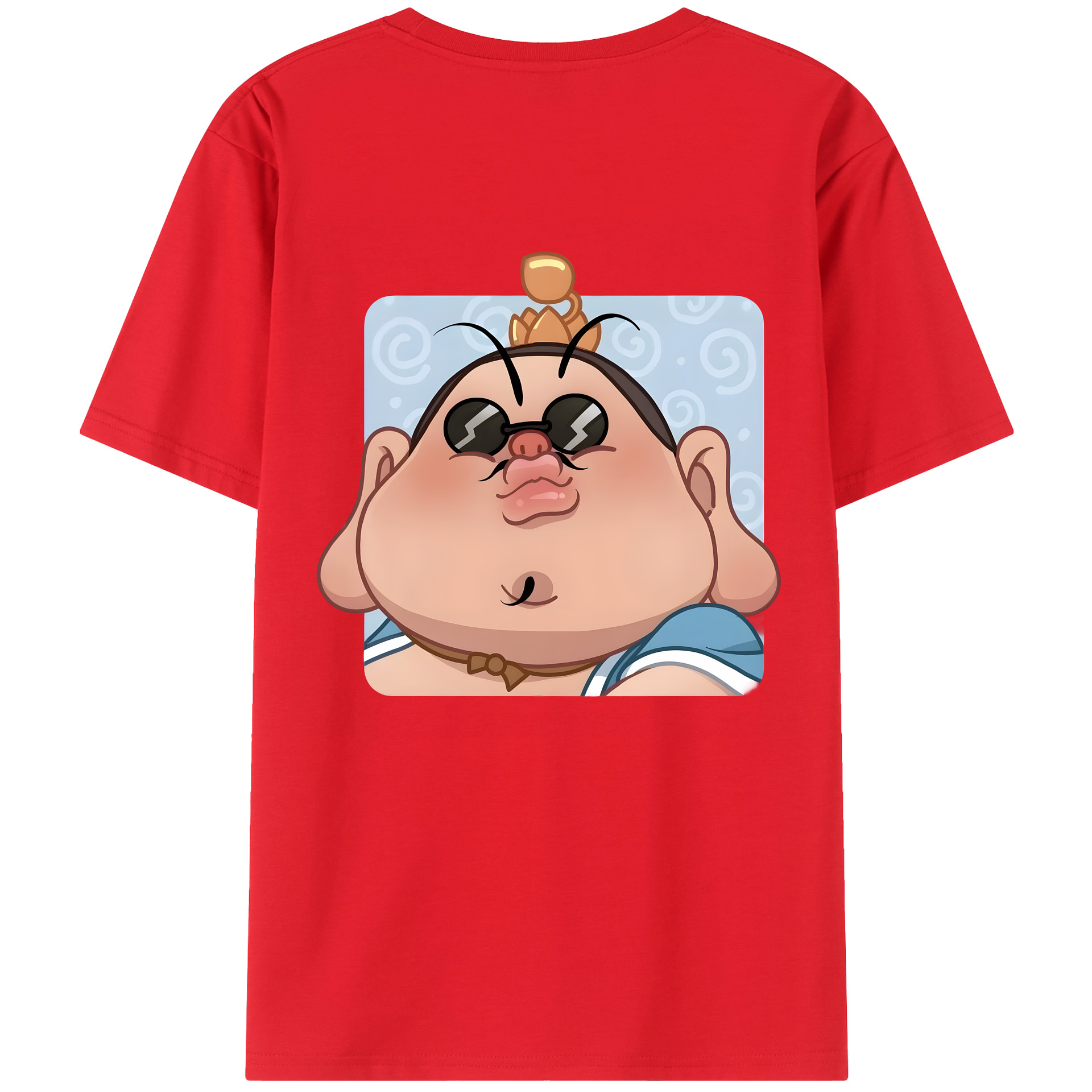 （画像用） Ne Zha 2 ナタ 魔童の大暴れ レディース半袖Tシャツ(バックプリント)