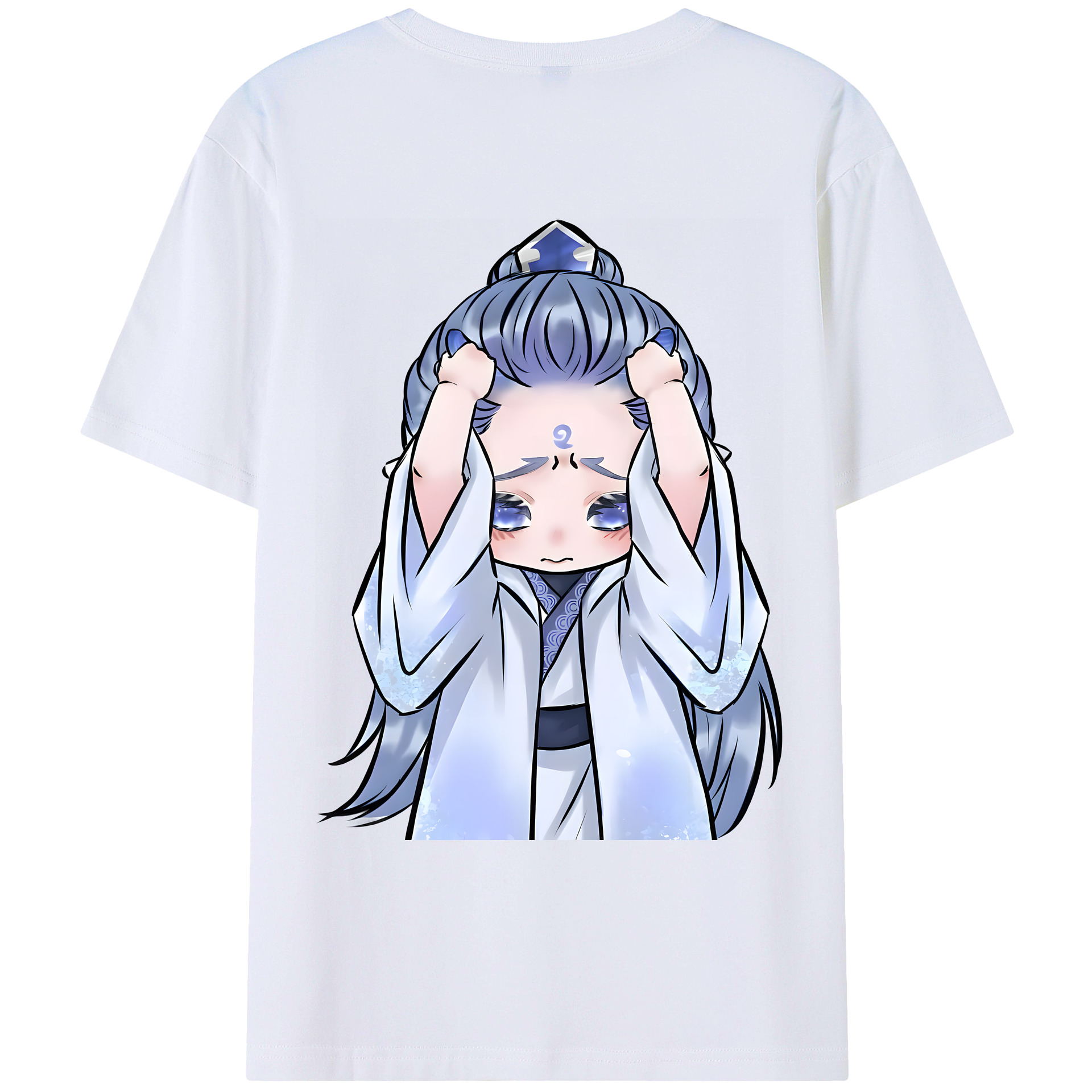 （画像用） Ne Zha 2 ナタ 魔童の大暴れ レディース半袖Tシャツ(バックプリント)