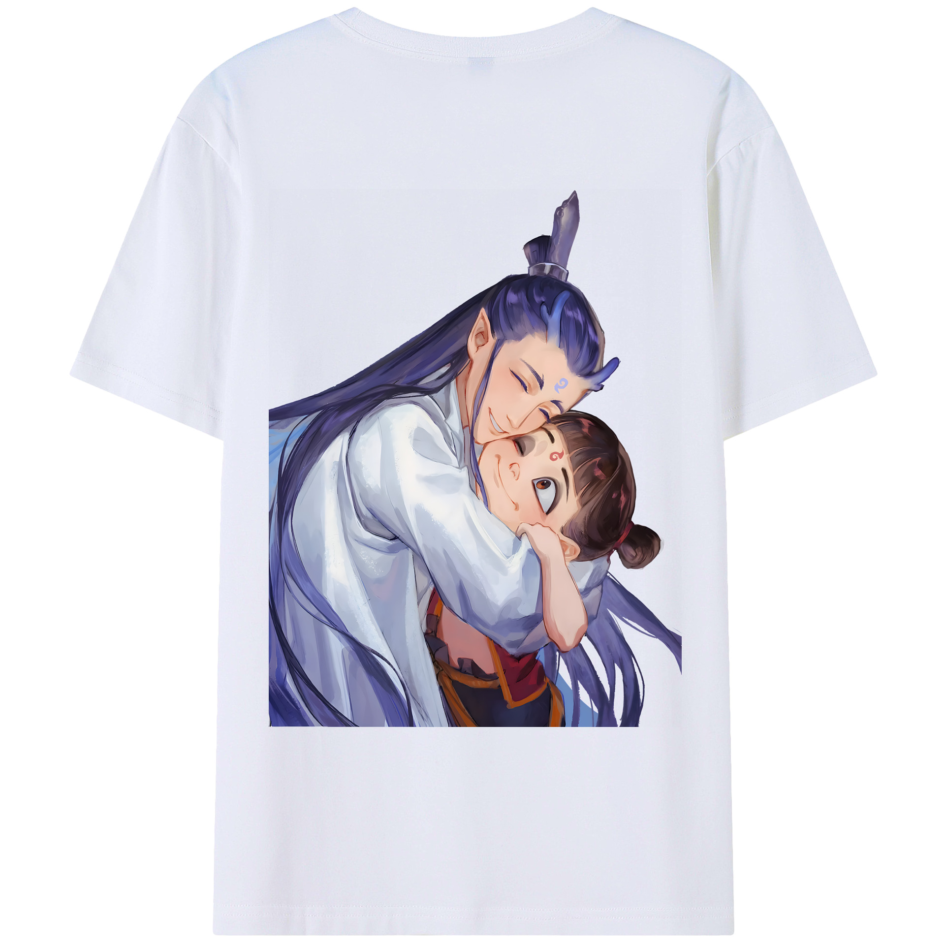 （画像用） Ne Zha 2 ナタ 魔童の大暴れ レディース半袖Tシャツ(バックプリント)
