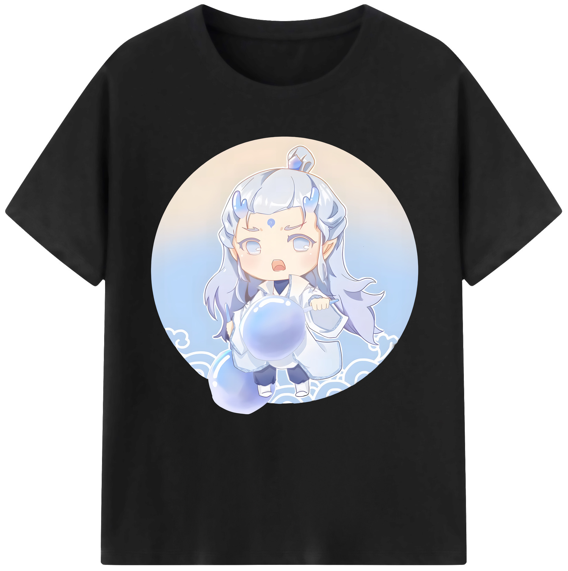 （画像用） Ne Zha 2 ナタ 魔童の大暴れ レディースカジュアルプリントTシャツ（綿100％）