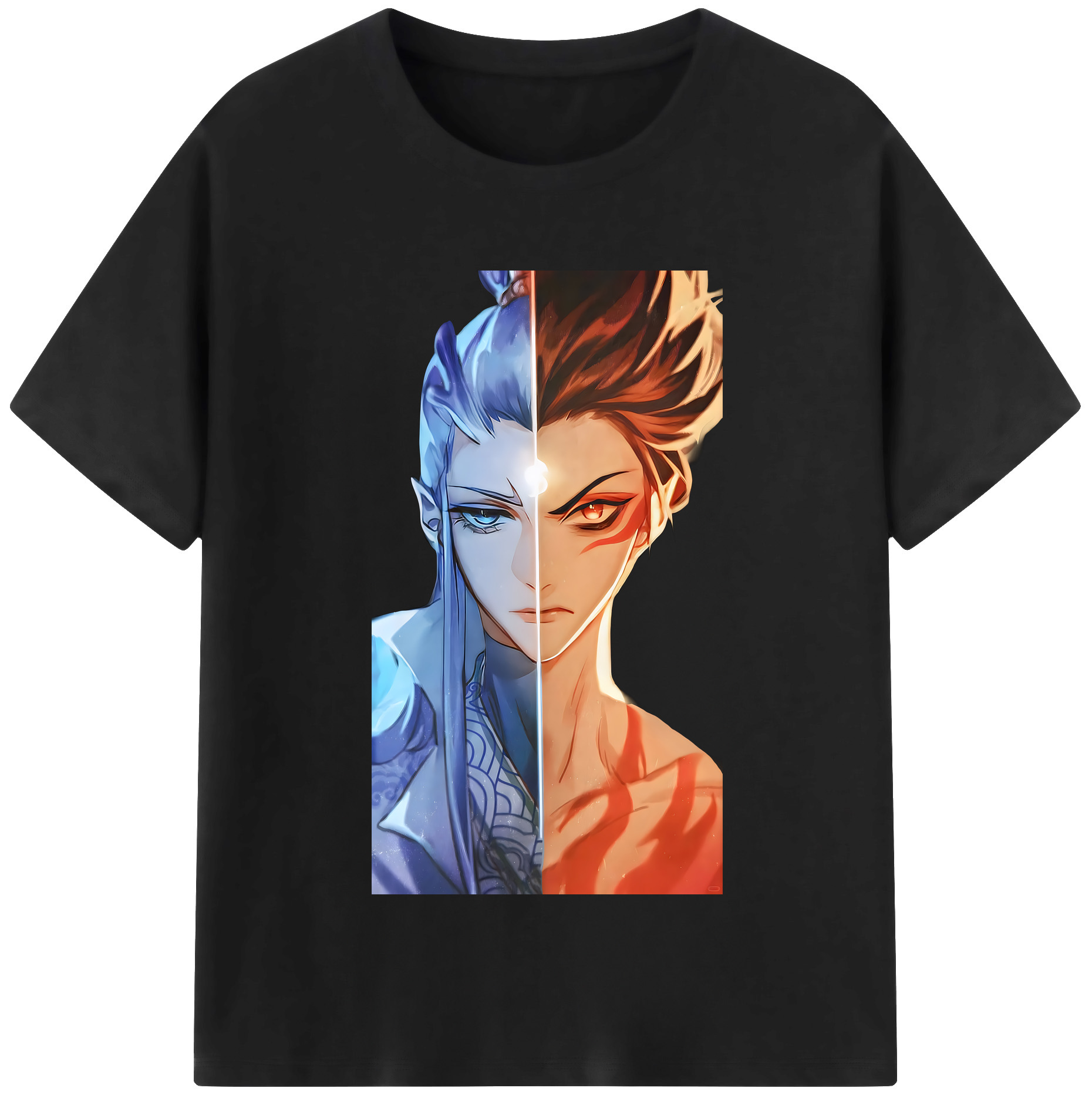 （画像用） Ne Zha 2 ナタ 魔童の大暴れ レディースカジュアルプリントTシャツ（綿100％）