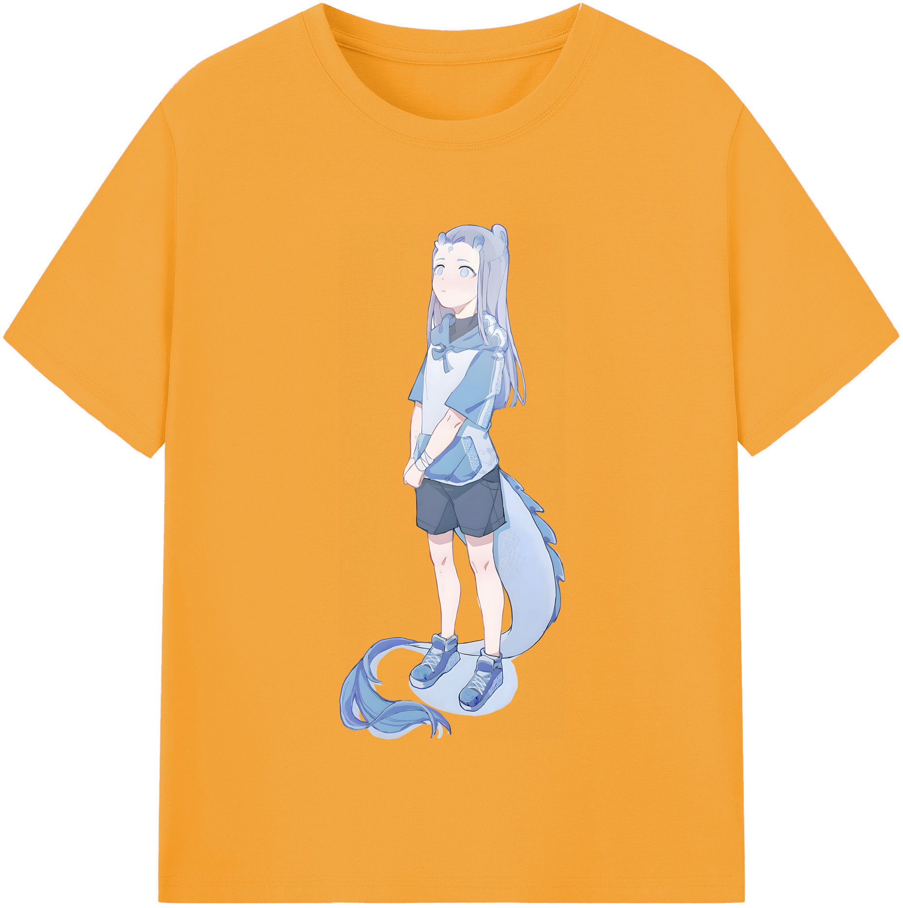 （画像用） Ne Zha 2 ナタ 魔童の大暴れ レディースカジュアルプリントTシャツ（綿100％）