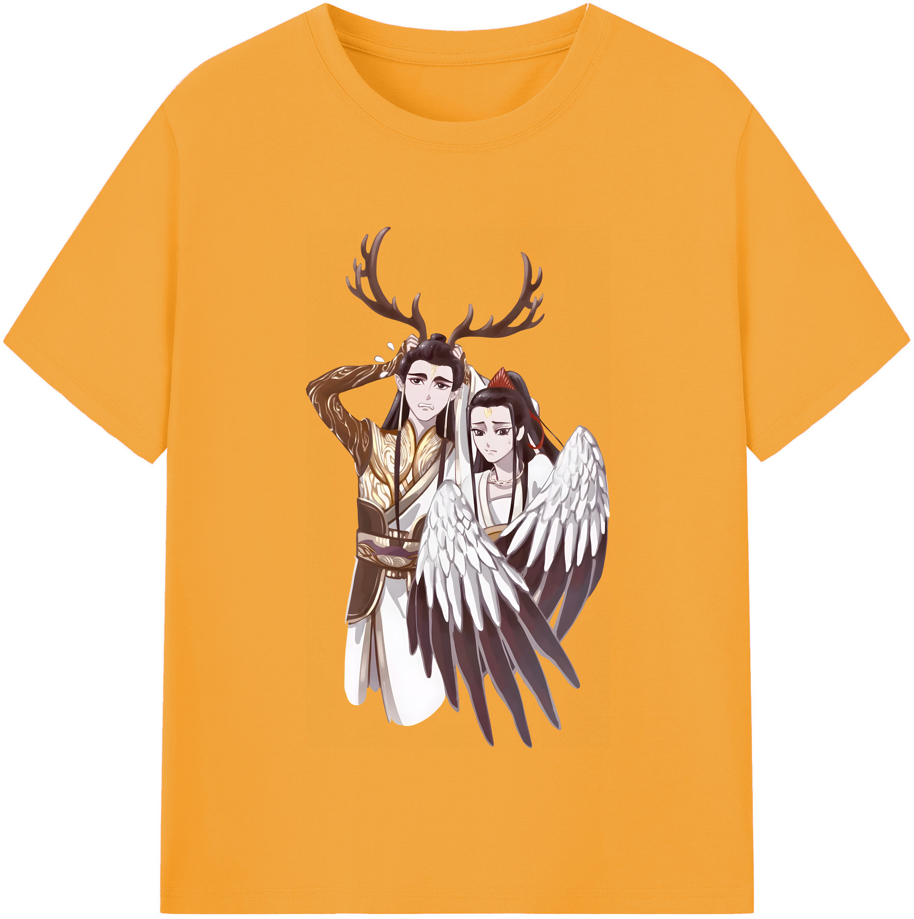 （画像用） Ne Zha 2 ナタ 魔童の大暴れ レディースカジュアルプリントTシャツ（綿100％）
