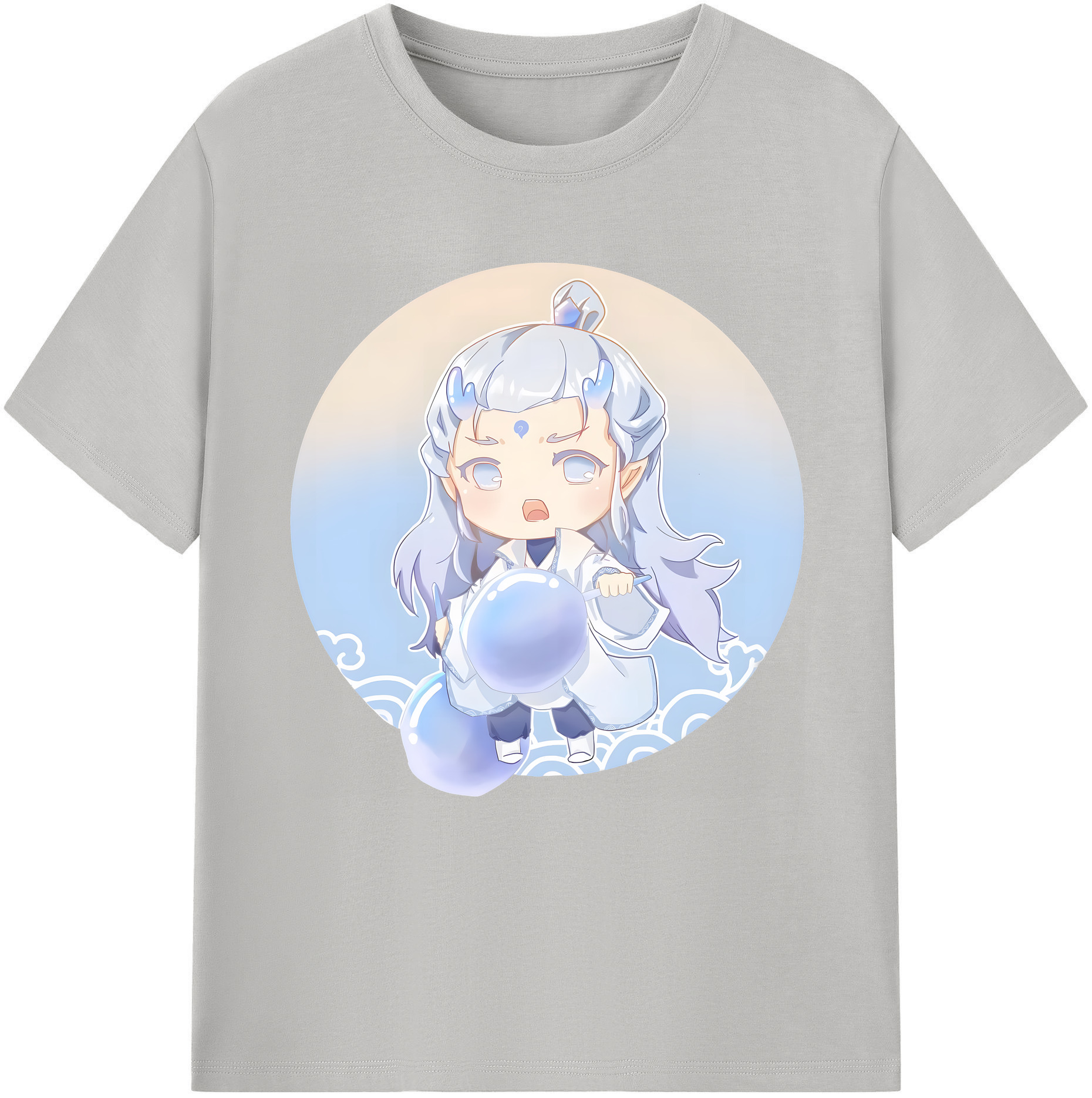 （画像用） Ne Zha 2 ナタ 魔童の大暴れ レディースカジュアルプリントTシャツ（綿100％）