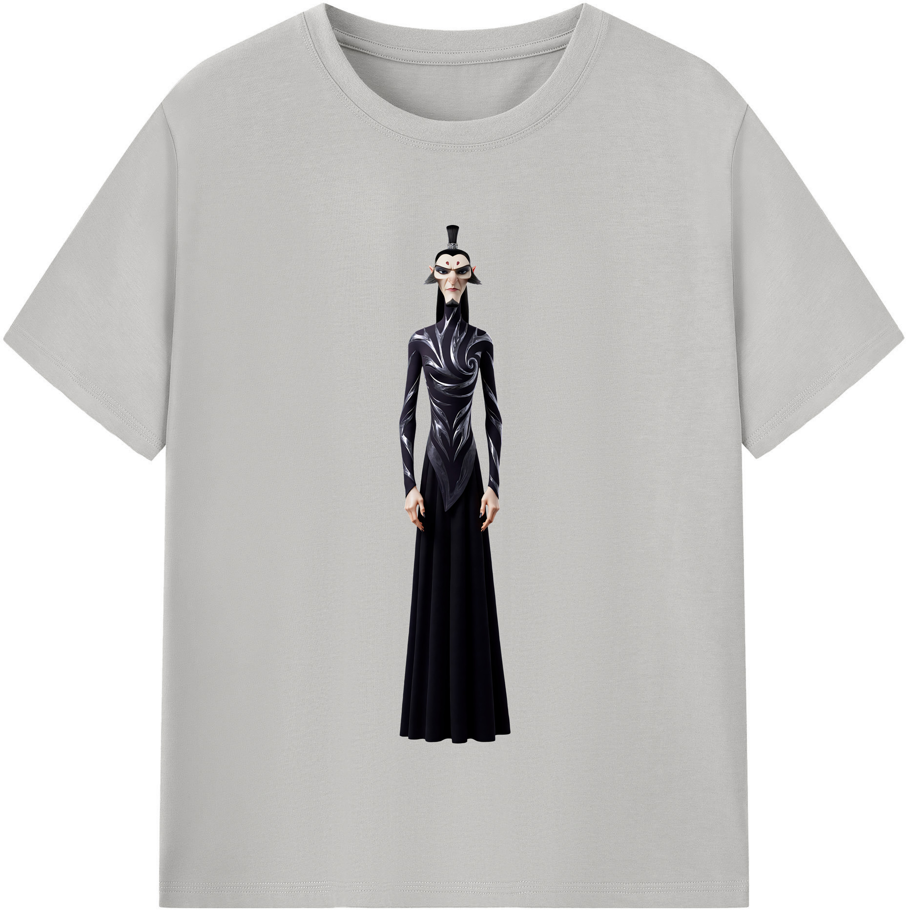（画像用） Ne Zha 2 ナタ 魔童の大暴れ レディースカジュアルプリントTシャツ（綿100％）